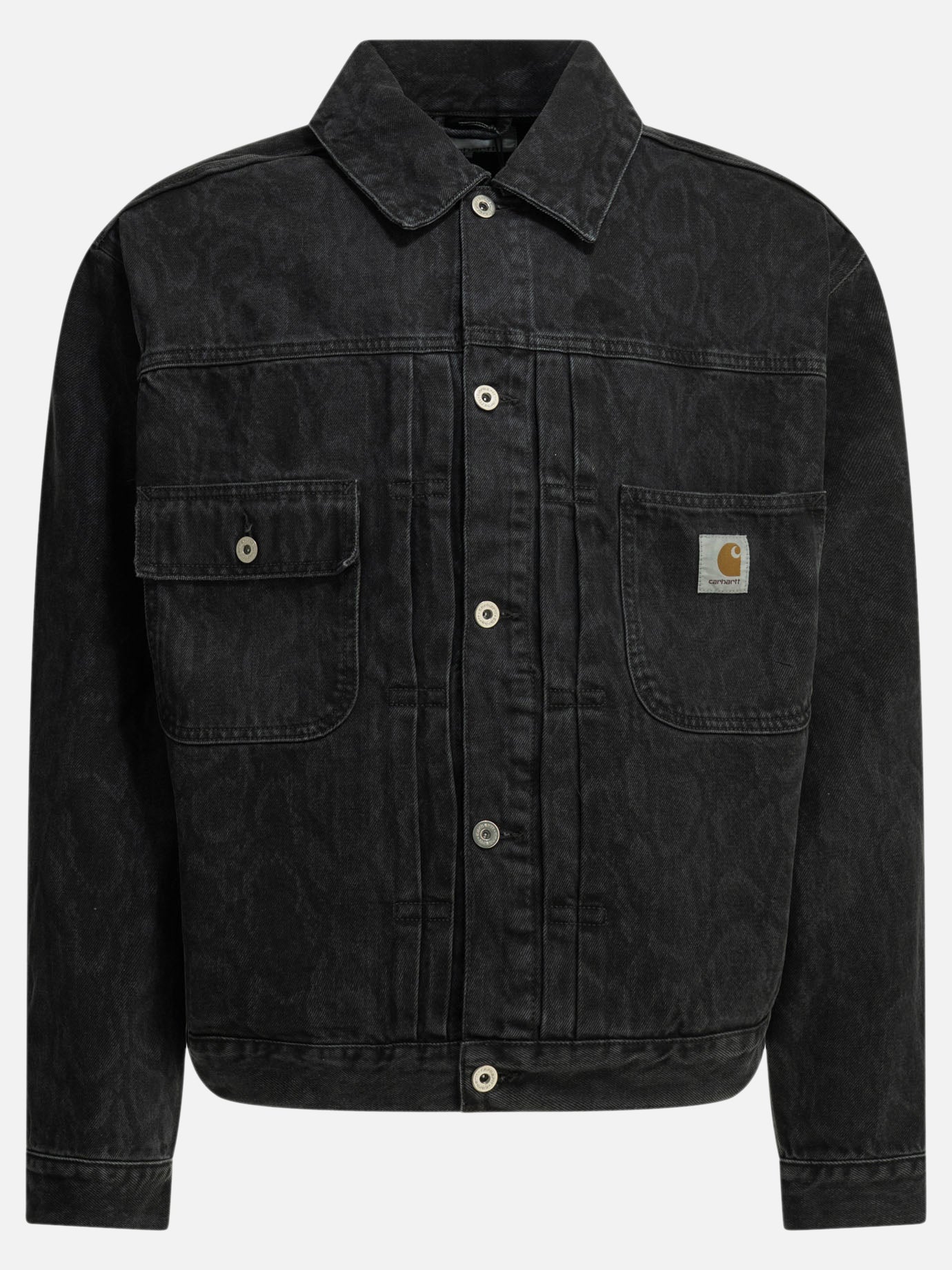 Denim jackets Logo  Black - Carhartt WIP Men | PDP | VIETTI Online Store | thumbnail