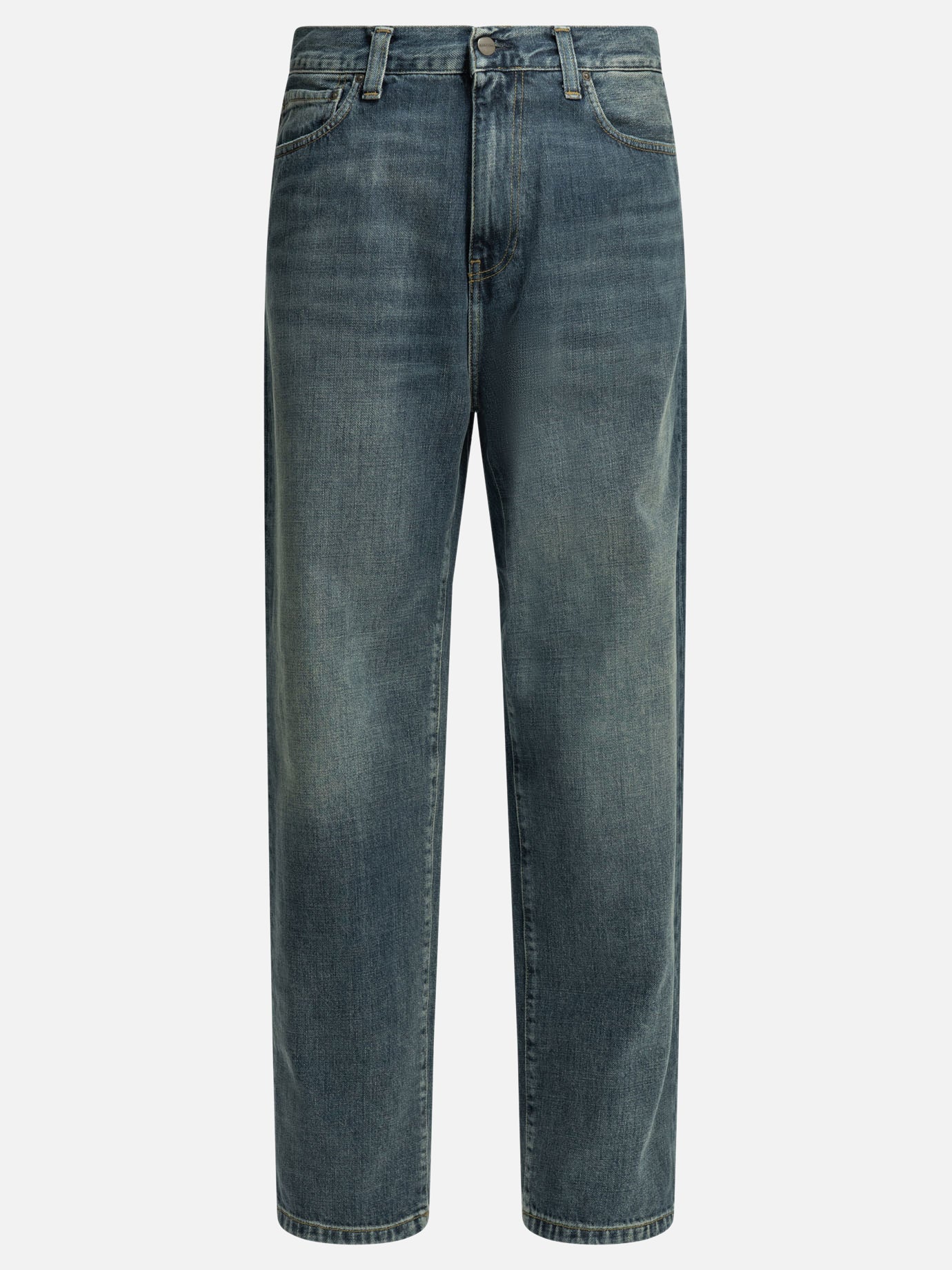 Wide-leg jeans Solid colour  Blue - Carhartt WIP Men | PDP | VIETTI Online Store | Zoom-Modal

