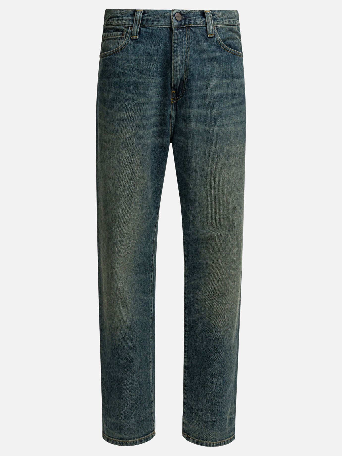 Wide-leg jeans Solid colour  Blue - Carhartt WIP Men | PDP | VIETTI Online Store | thumbnail
