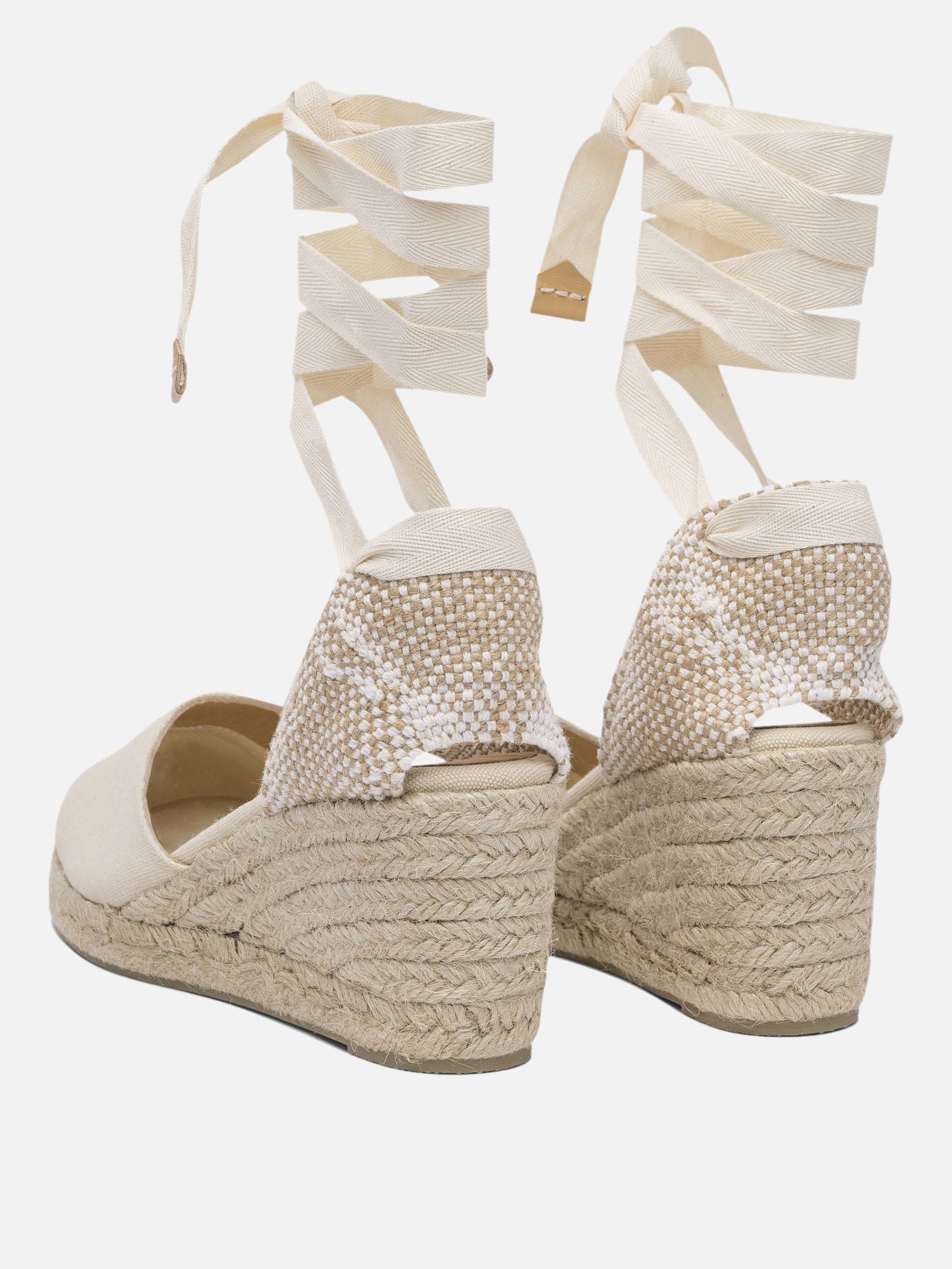 Espadrilles alte 100% organic cotton - 100% rubber  Beige - Castañer Donna | PDP | VIETTI Online Store | Zoom-Modal_4
