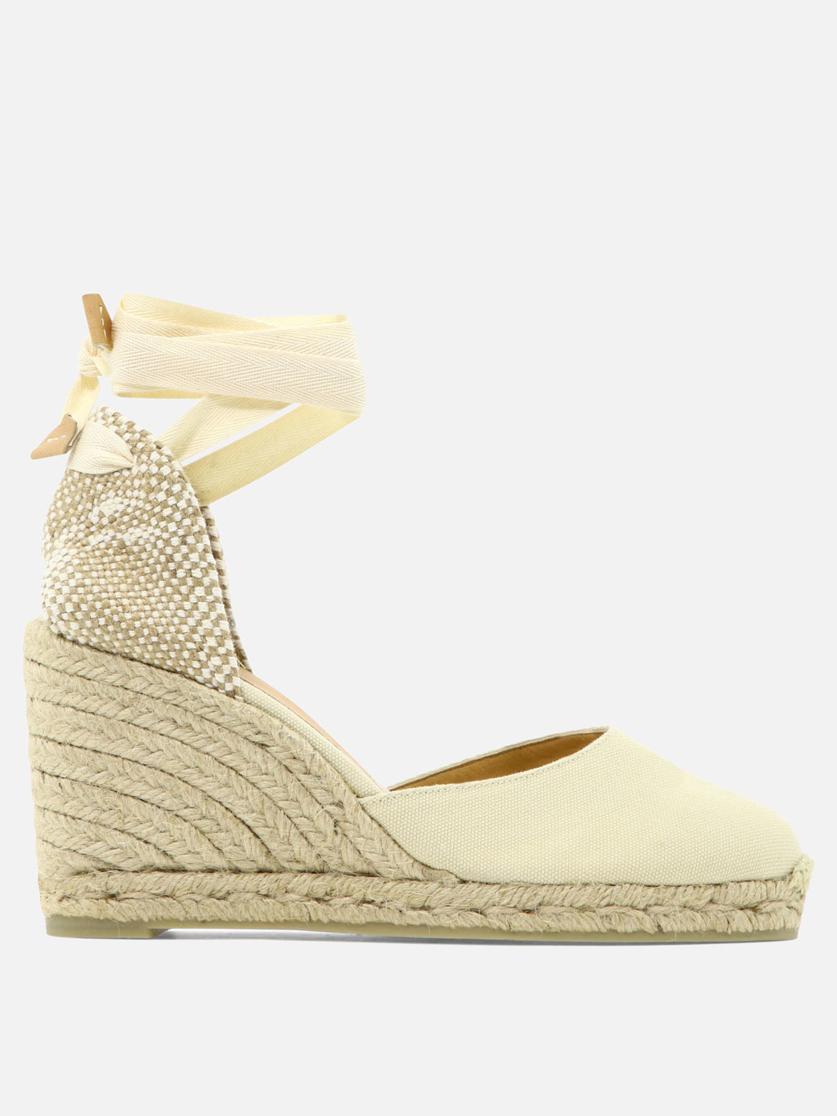 Castañer "Carina 90mm" high espadrilles White