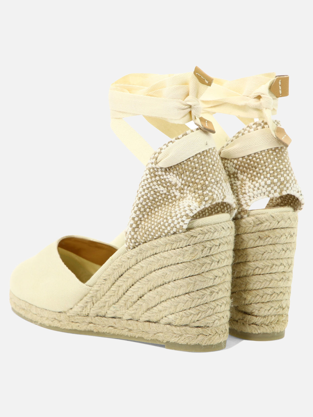 Castañer "Carina 90mm" high espadrilles White