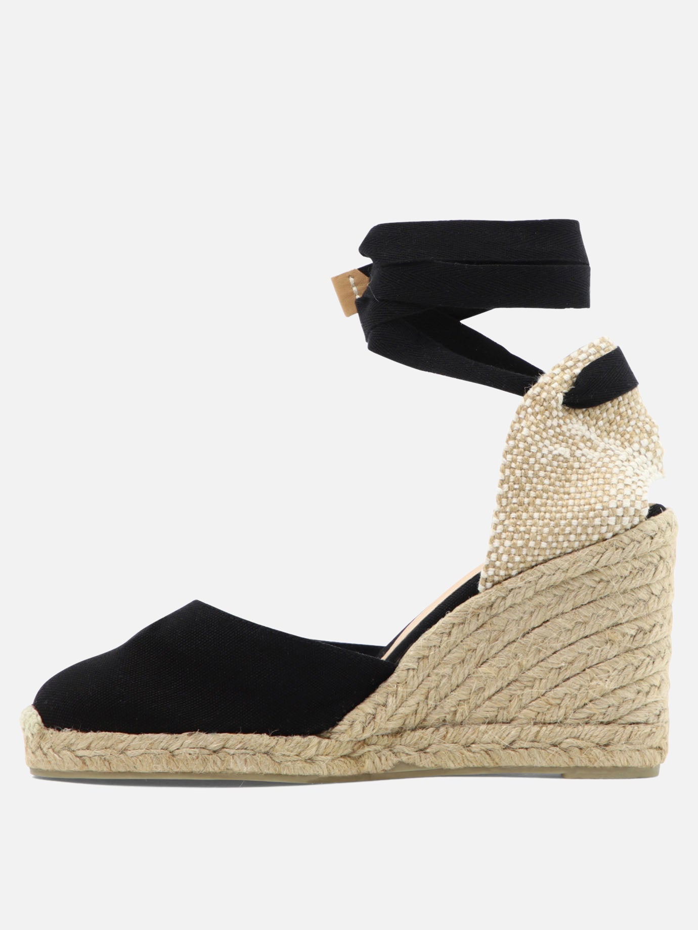 Espadrilles alte 100% organic cotton - 100% rubber  Nero - Castañer Donna | PDP | VIETTI Online Store | Zoom-Modal_3
