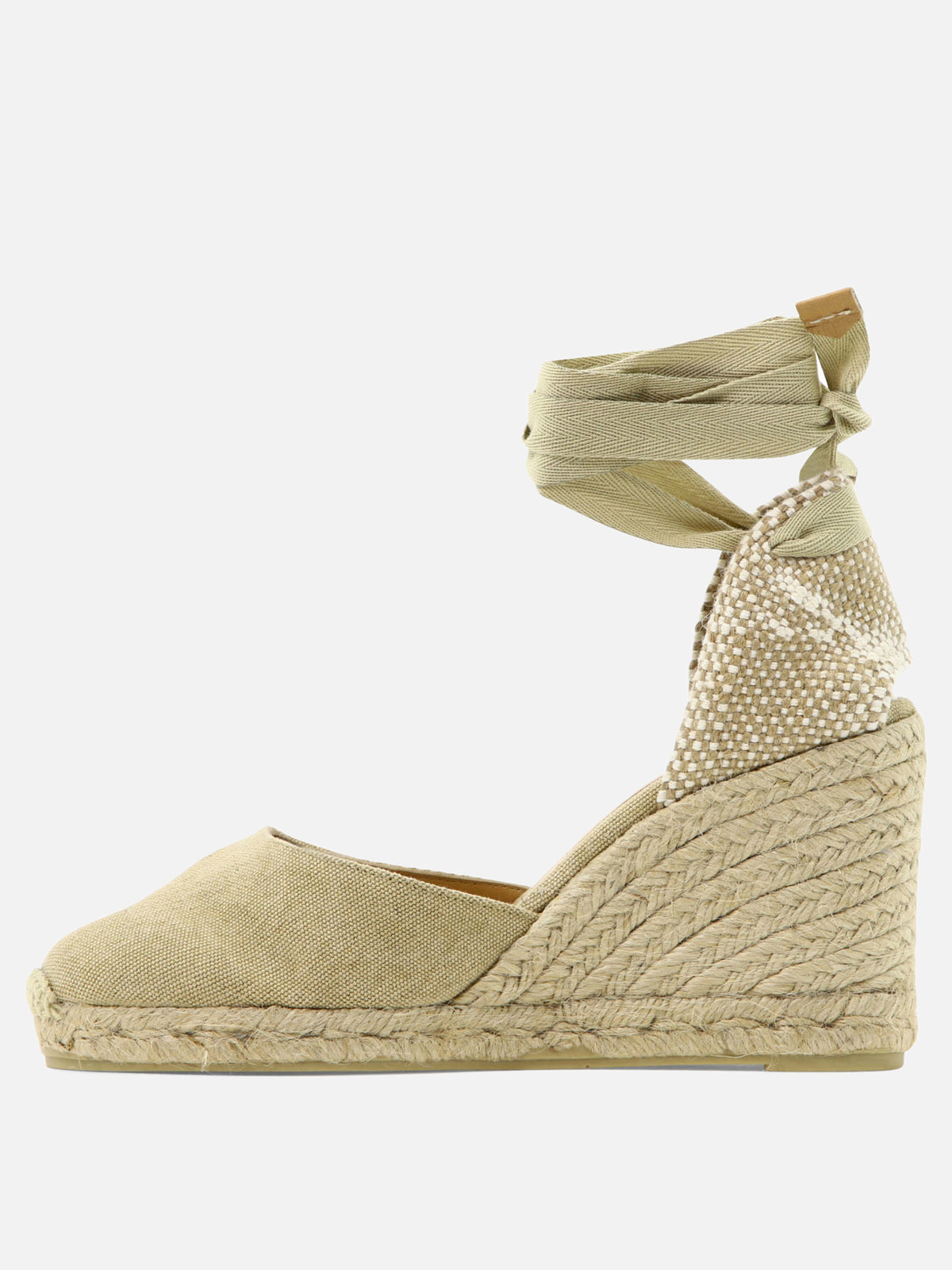 Castañer "Carina 90mm" high espadrilles Beige