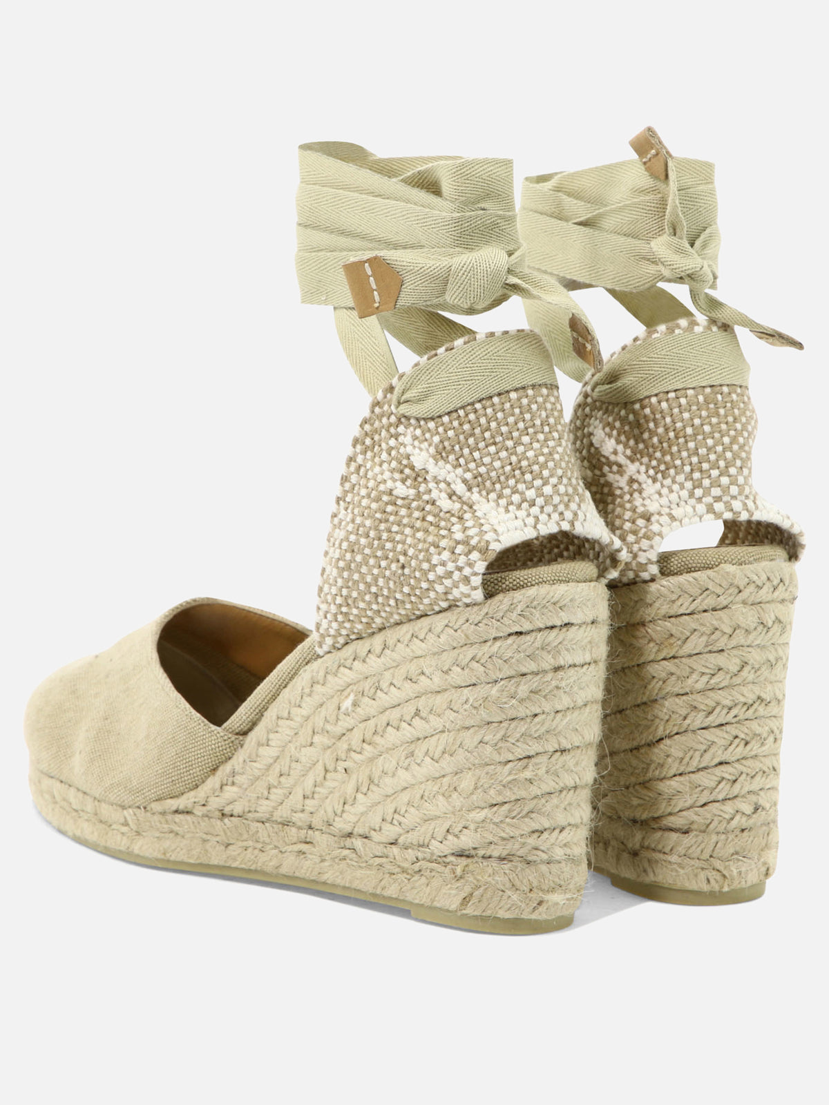 Castañer "Carina 90mm" high espadrilles Beige