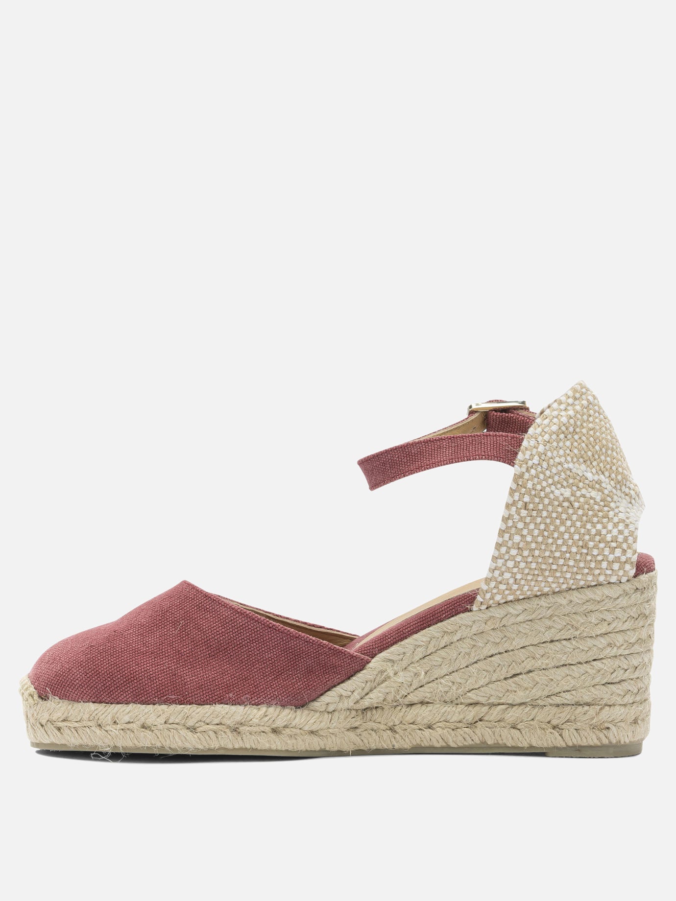 Heeled espadrilles 100% cotton - 100% rubber  Fuchsia - Castañer Women | PDP | VIETTI Online Store | Zoom-Modal_3
