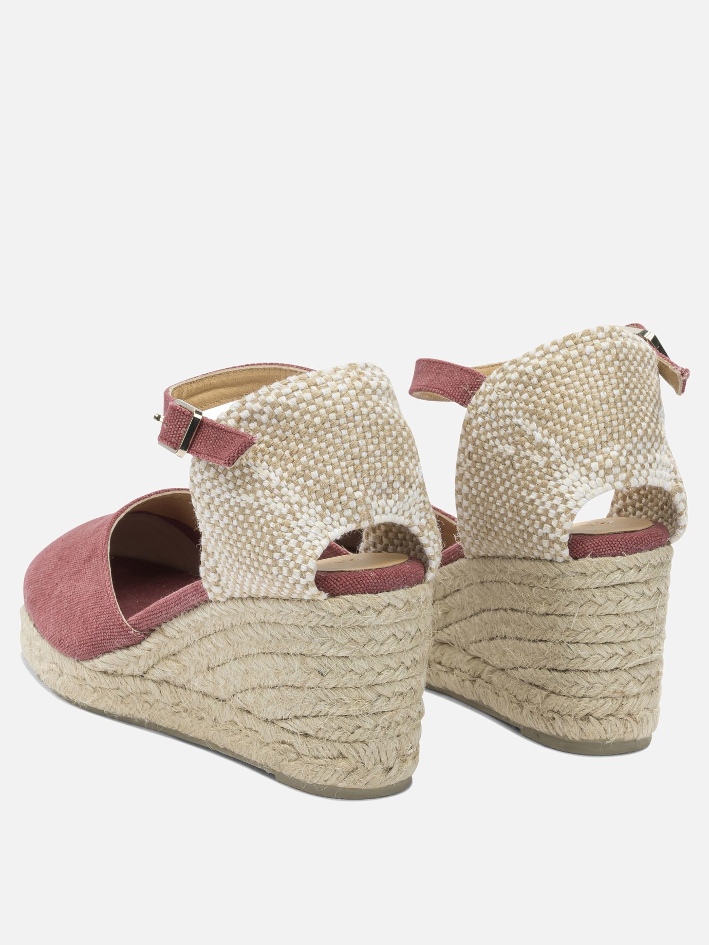 Heeled espadrilles 100% cotton - 100% rubber  Fuchsia - Castañer Women | PDP | VIETTI Online Store | Zoom-Modal_4
