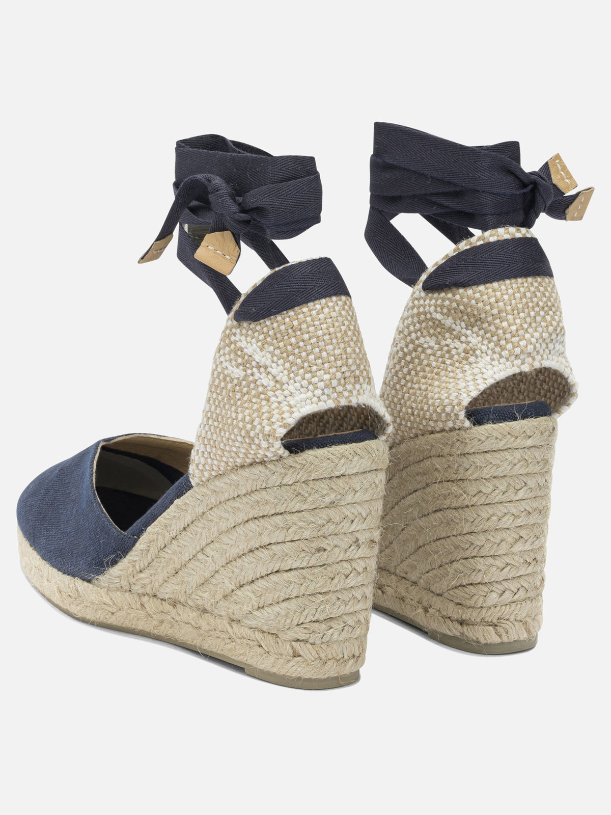 Castañer Espadrilles alte "Chiara 90MM" Blu - VIETTI