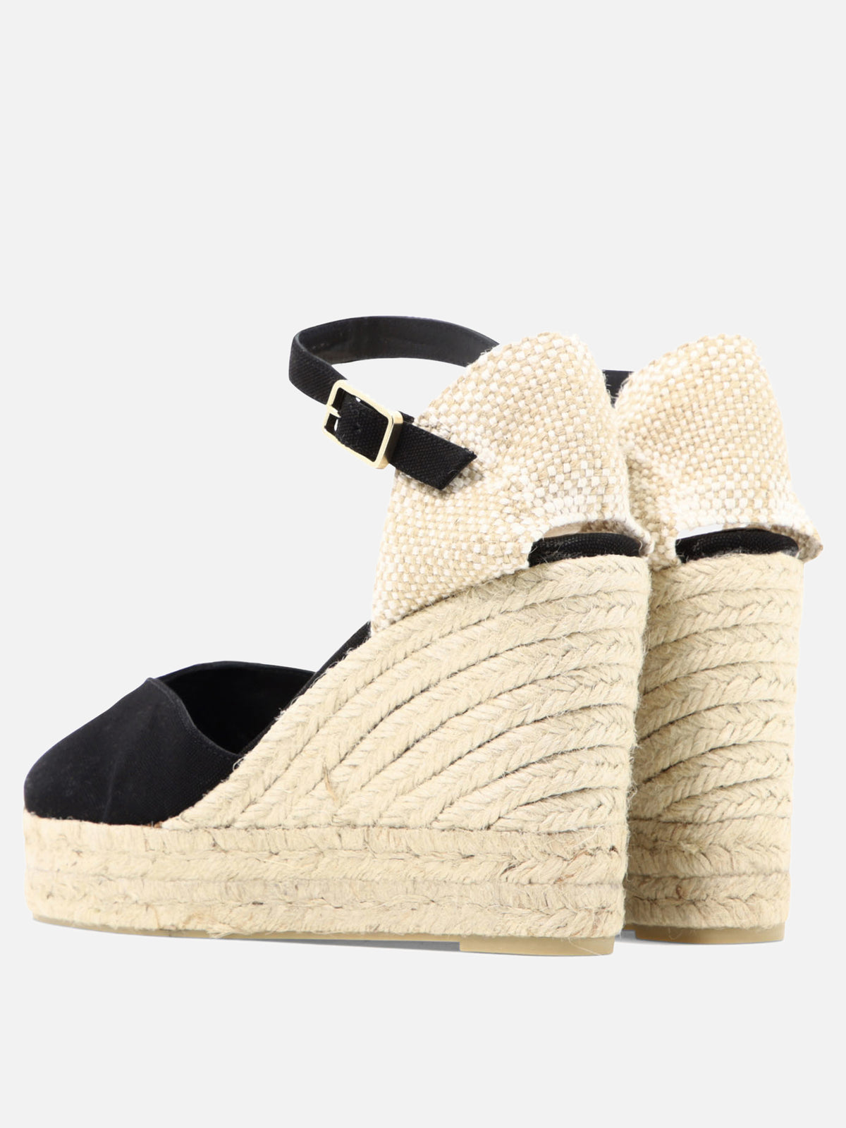 Castañer "Chiarita 90mm" high espadrilles Black