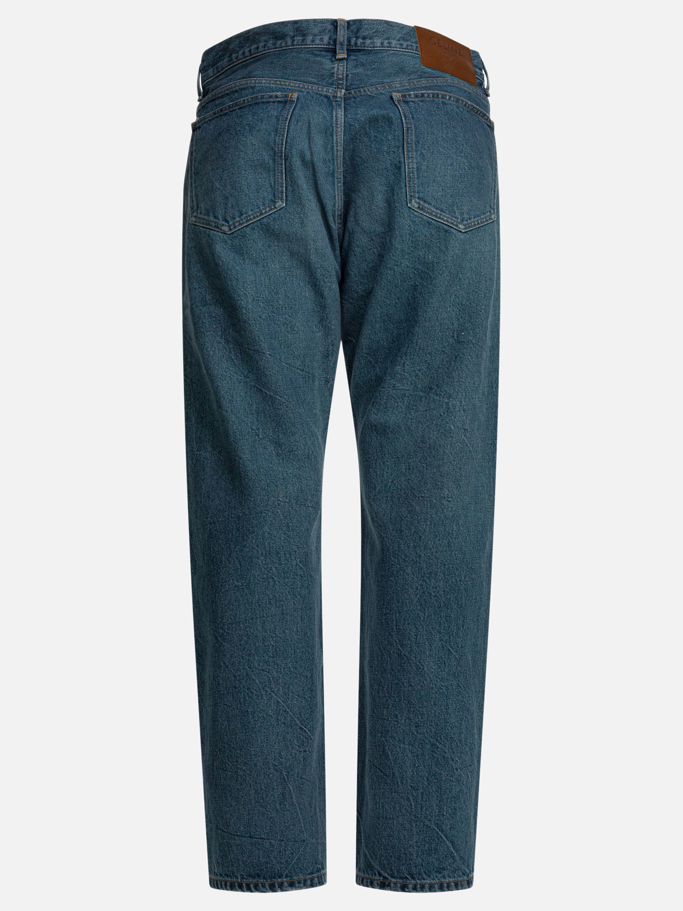 Jeans a gamba larga 100% cotton  Blu - Celine Uomo | PDP | VIETTI Online Store | Zoom-Modal_2
