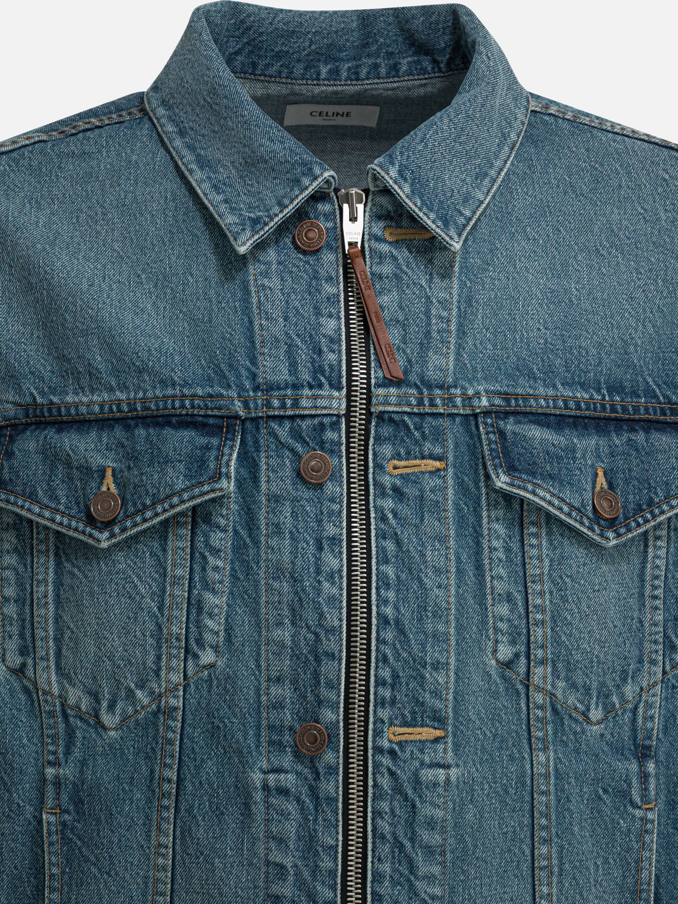 Giacche in denim 100% cotton  Azzurro - Celine Uomo | PDP | VIETTI Online Store | Zoom-Modal_3
