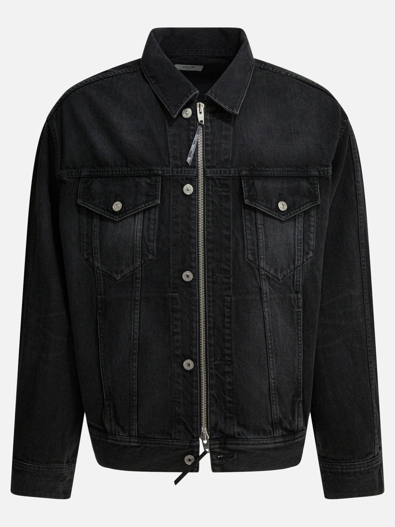 Giacche in denim 100% cotton  Nero - Celine Uomo | PDP | VIETTI Online Store | Zoom-Modal
