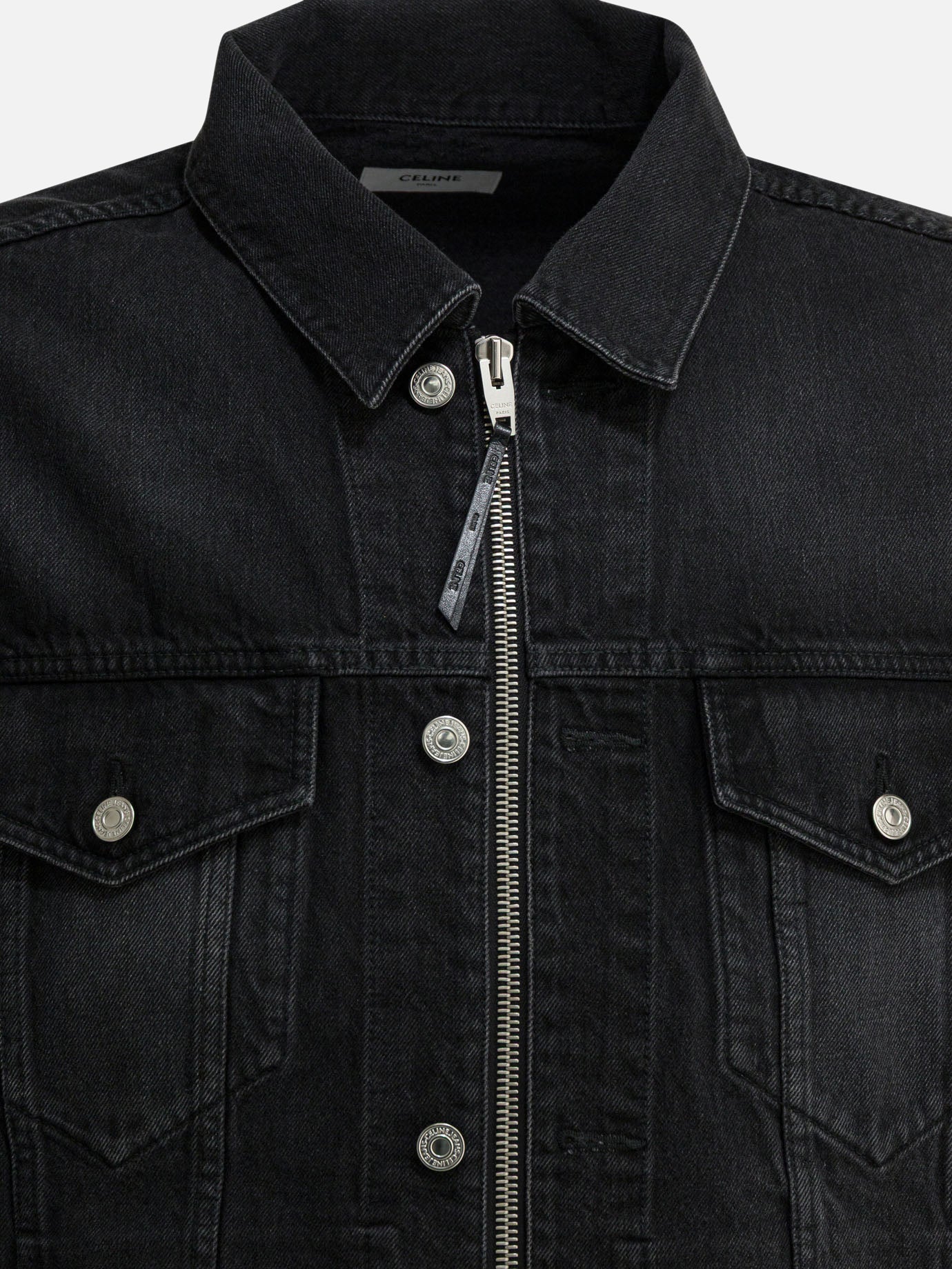 Giacche in denim 100% cotton  Nero - Celine Uomo | PDP | VIETTI Online Store | Zoom-Modal_3
