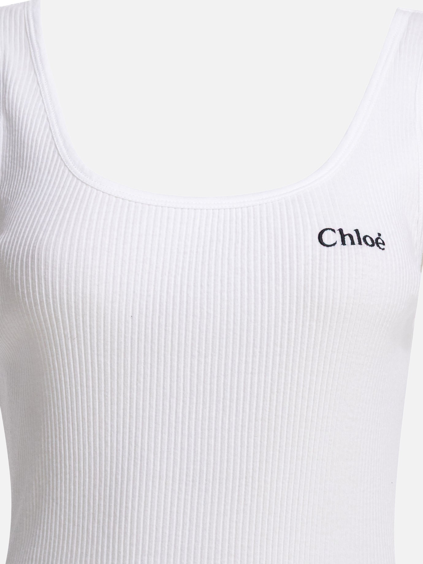 Tank tops Logo  White - Chloé Women | PDP | VIETTI Online Store | Zoom-Modal_5
