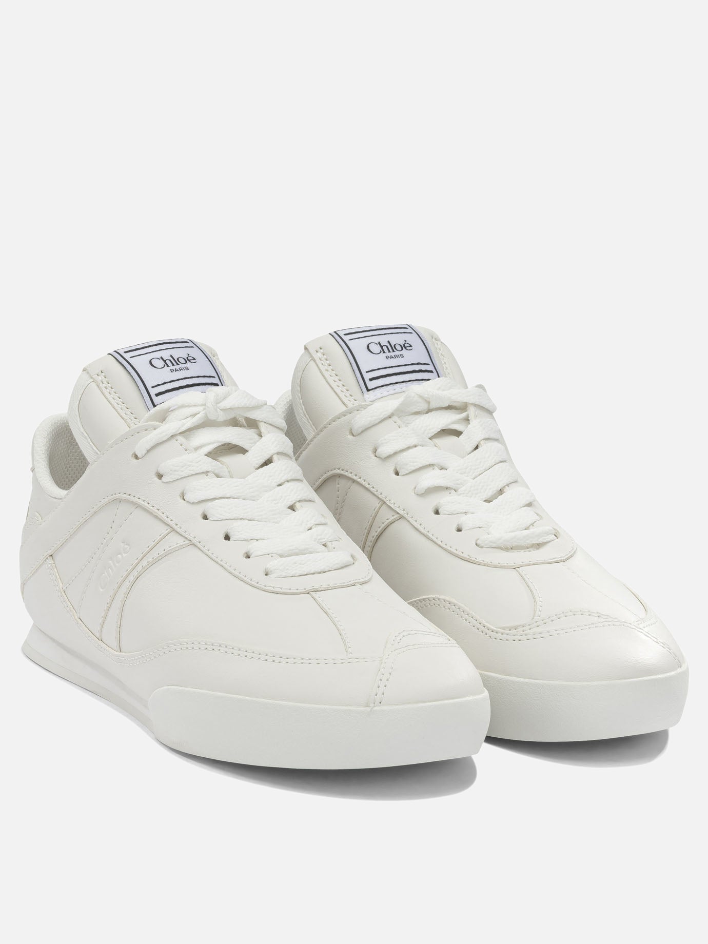 Low top sneakers 100% leather - 100% rubber  White - Chloé Women | PDP | VIETTI Online Store | Zoom-Modal_2
