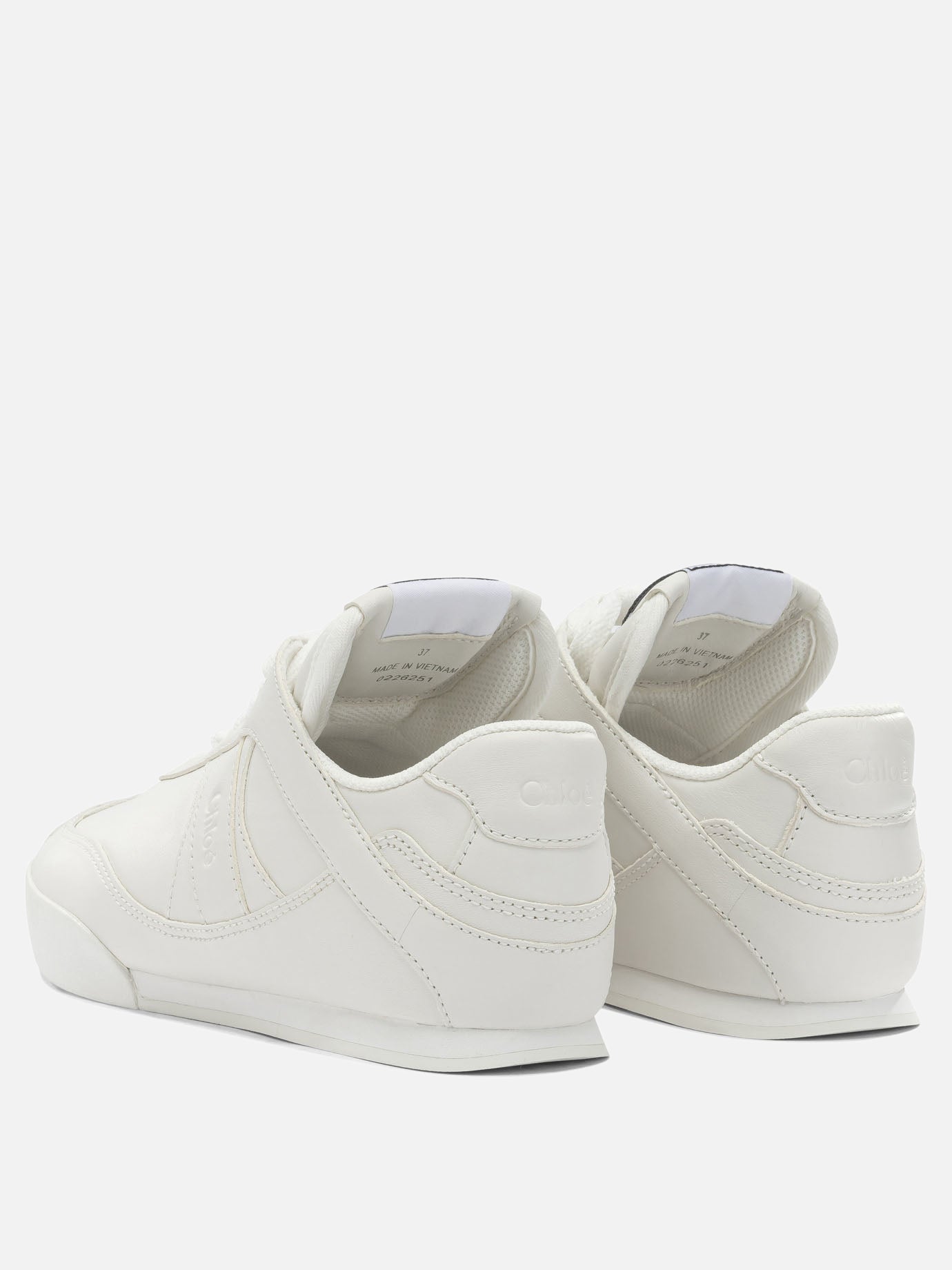 Low top sneakers 100% leather - 100% rubber  White - Chloé Women | PDP | VIETTI Online Store | Zoom-Modal_4
