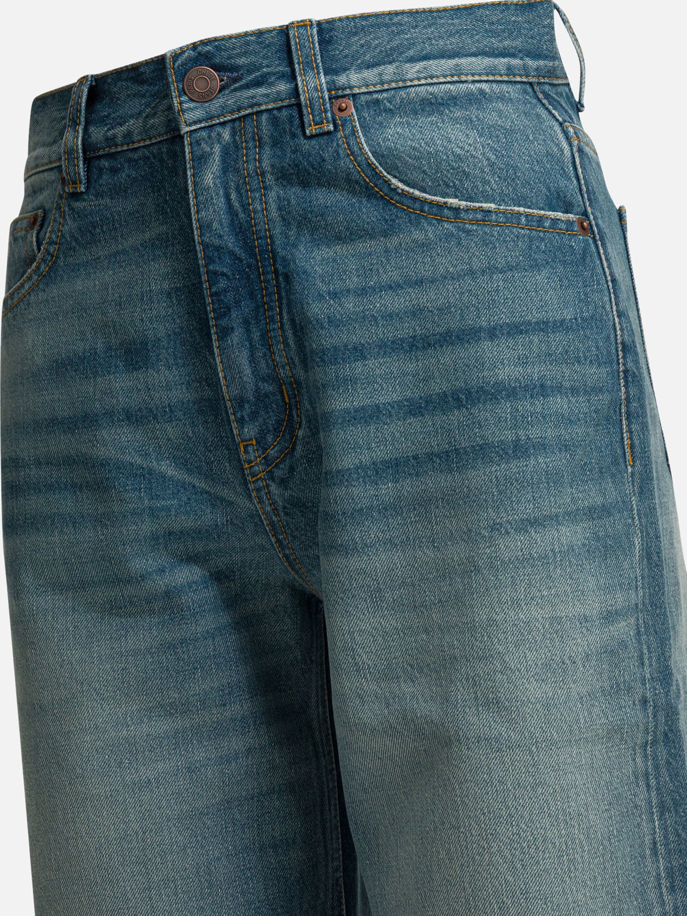 Wide-leg jeans Solid colour  Blue - Chloé Women | PDP | VIETTI Online Store | Zoom-Modal_3
