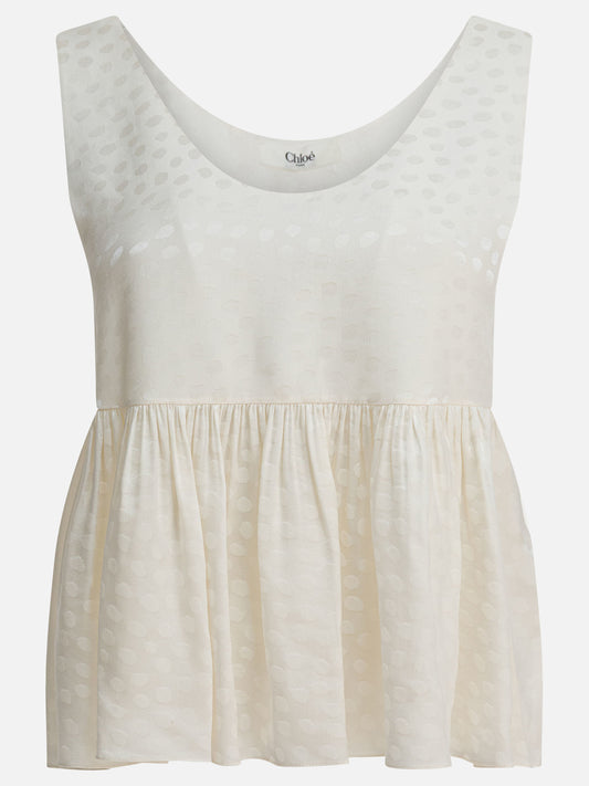 Casual tops Graphics  White - Chloé Women | VIETTI Online Store 
