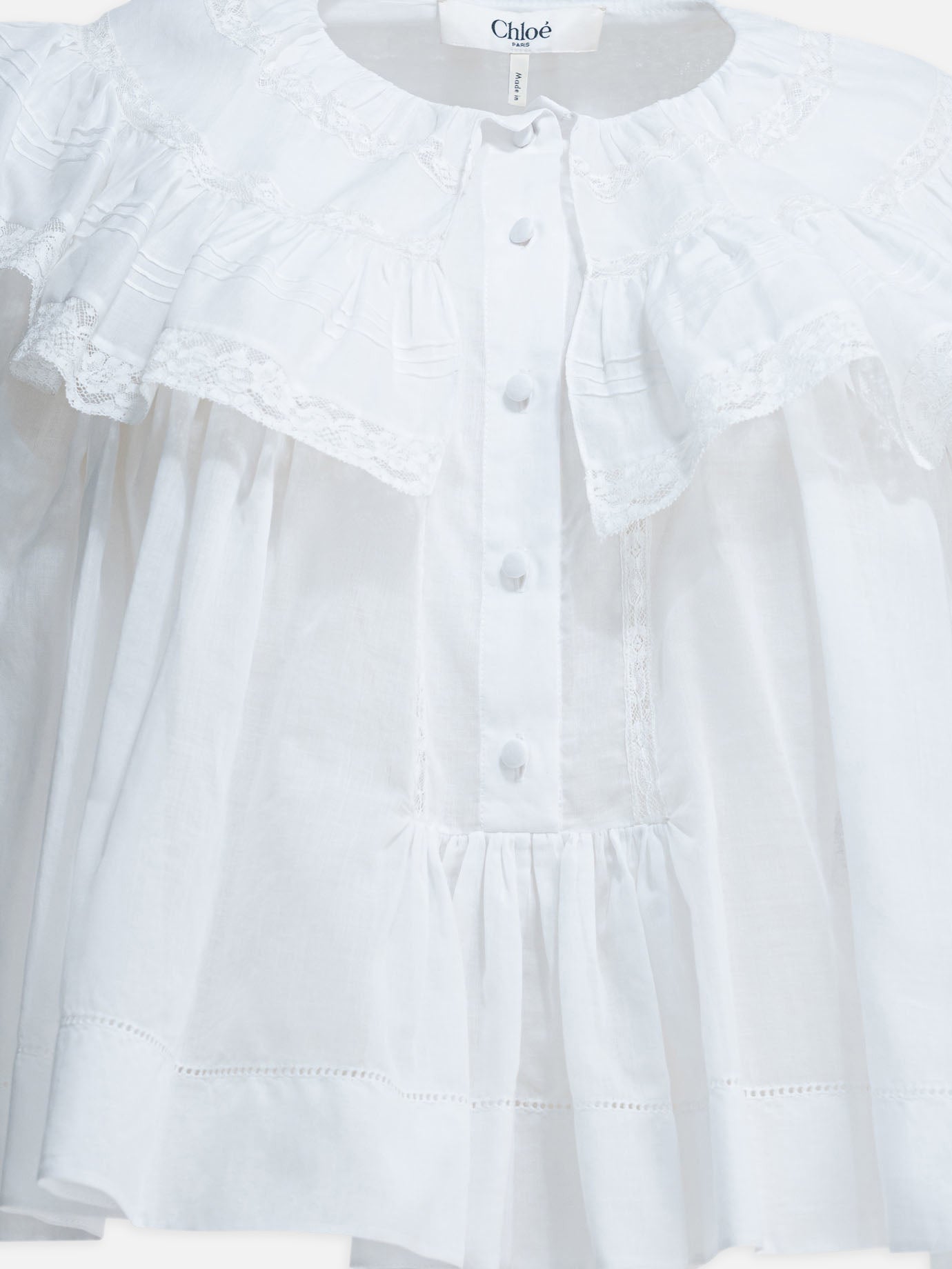 Casual tops Embroidered  White - Chloé Women | PDP | VIETTI Online Store | Zoom-Modal_3
