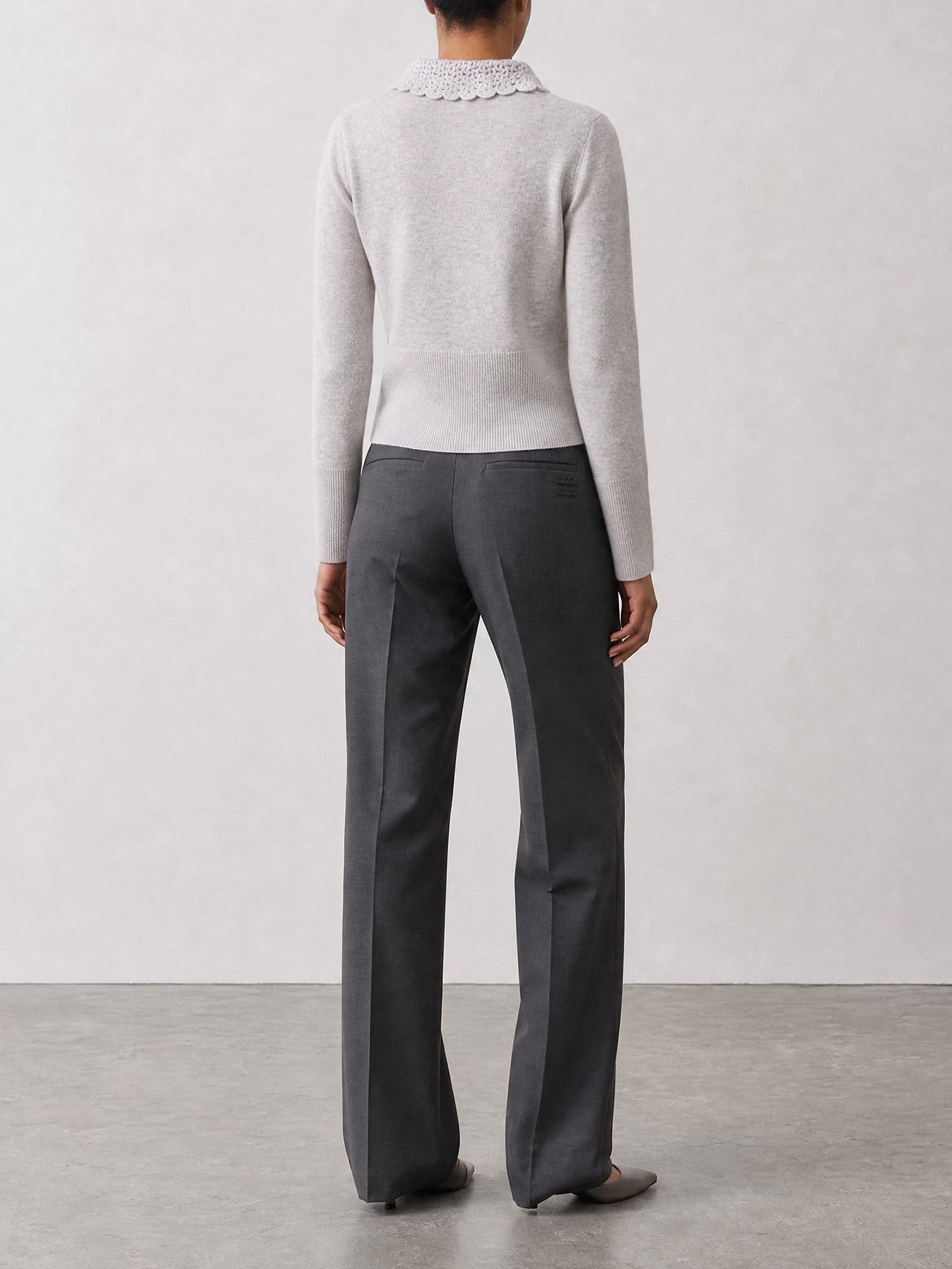 Cardigans Logo  Grey - Chloé Women | PDP | VIETTI Online Store | Zoom-Modal_3
