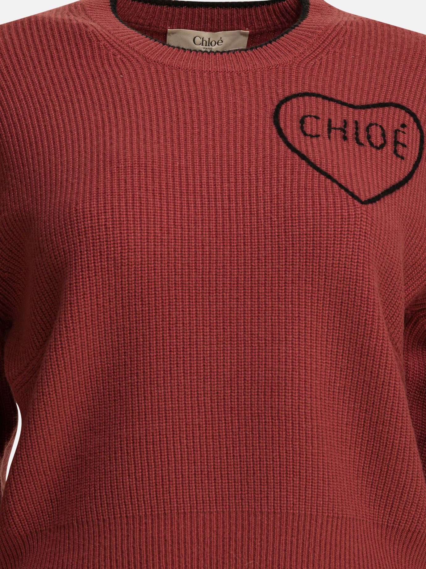 Maglioni girocollo Logo  Rosa - Chloé Donna | PDP | VIETTI Online Store | Zoom-Modal_3
