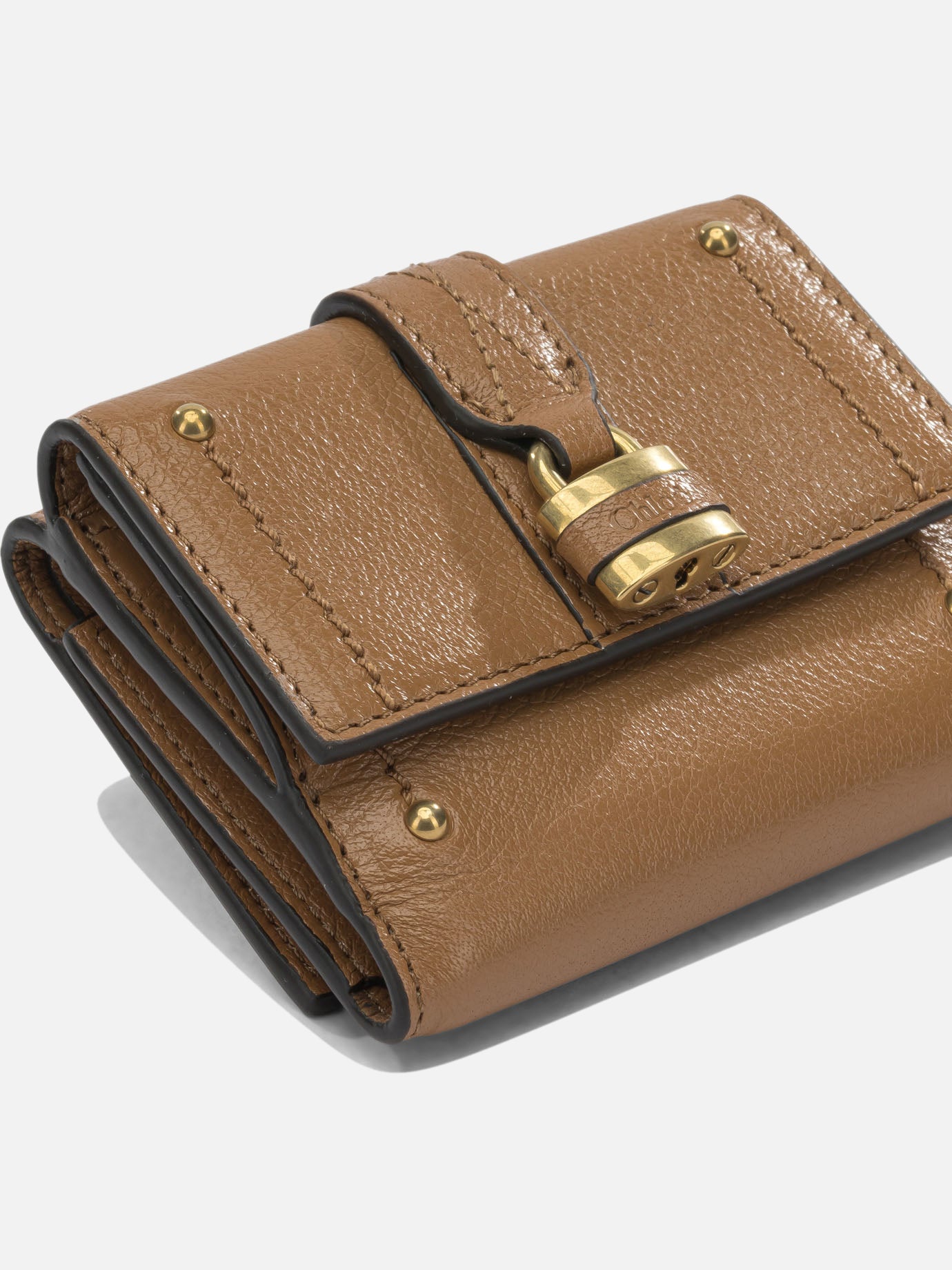 Wallets 100% buffalo leather - Lining: 100% calf leather - Other fabric: 65% polyester 35% cotton  Beige - Chloé Women | PDP | VIETTI Online Store | thumbnail_4