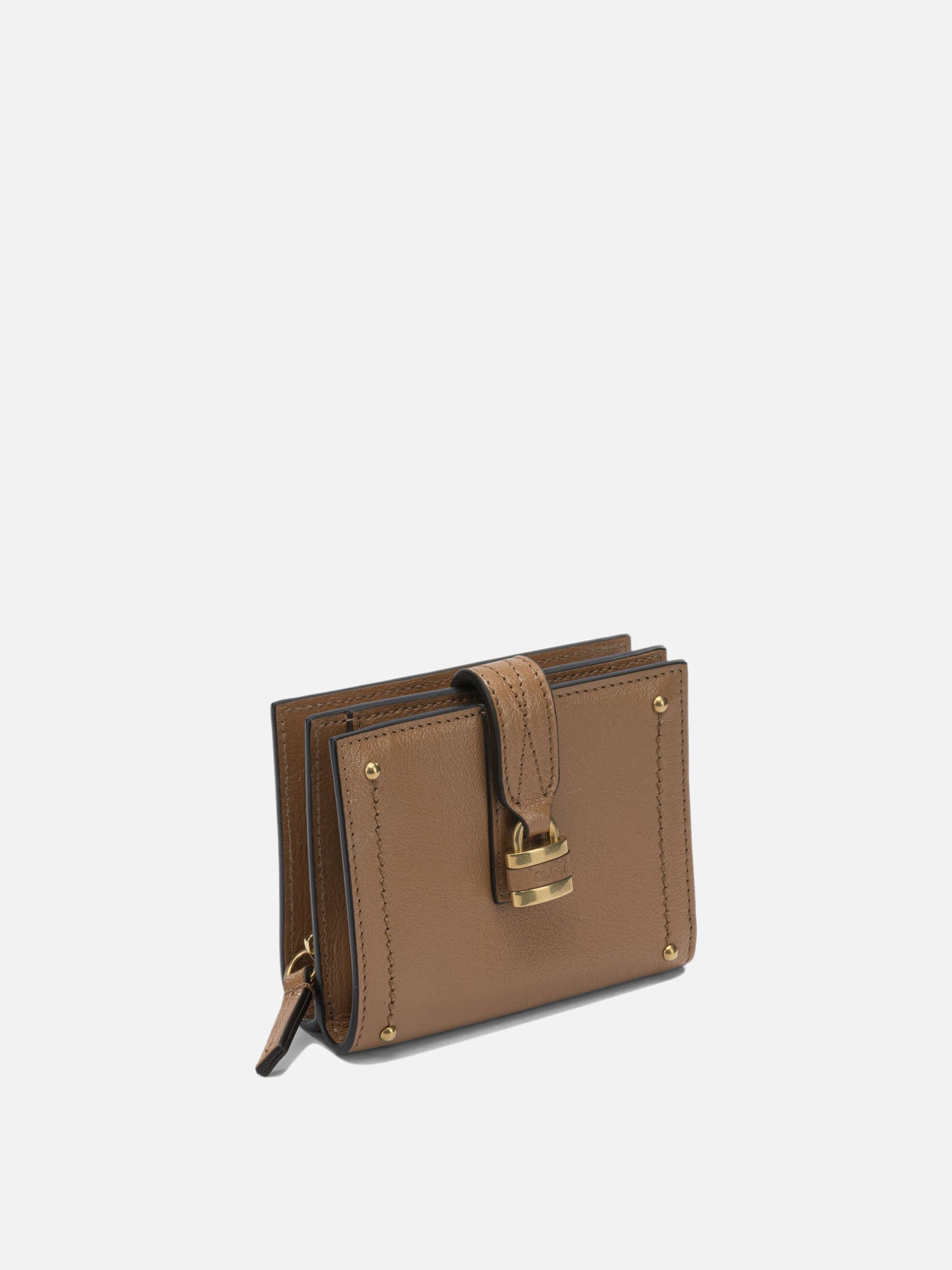 Wallets 100% buffalo leather - Lining: 100% calf leather - Other fabric: 65% polyester 35% cotton  Beige - Chloé Women | PDP | VIETTI Online Store | thumbnail_2