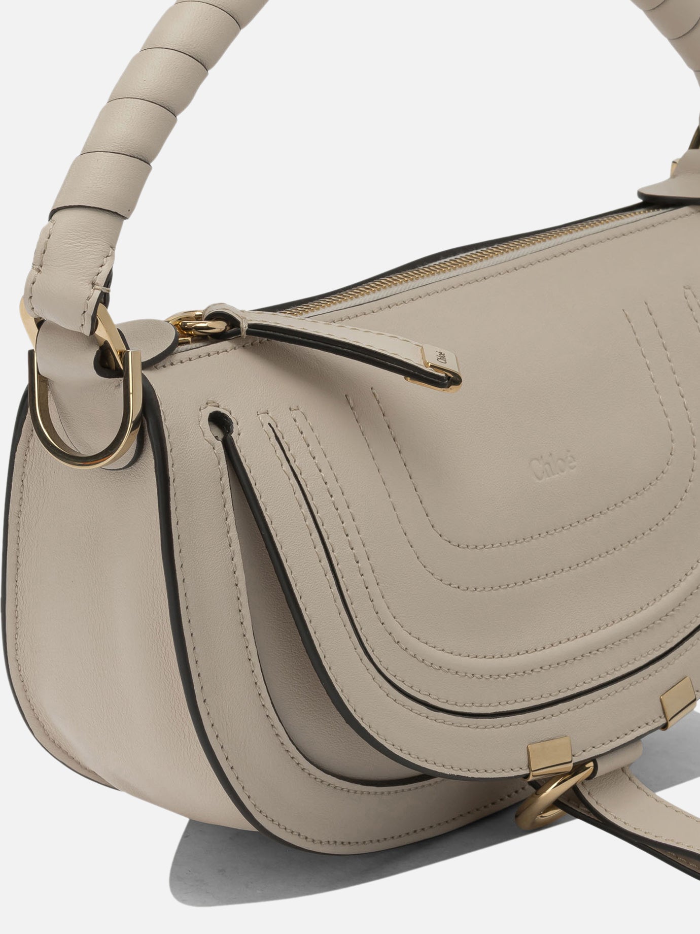 Small bags 100% calf leather - Lining: 68% linen 32% cotton  White - Chloé Women | PDP | VIETTI Online Store | thumbnail_4