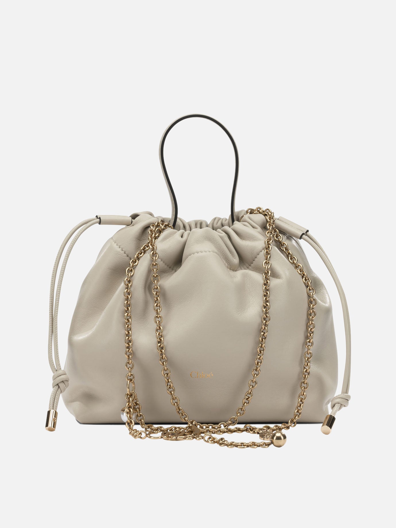 Small bags 100% lamb leather - Lining: 100% calf leather  White - Chloé Women | PDP | VIETTI Online Store | thumbnail
