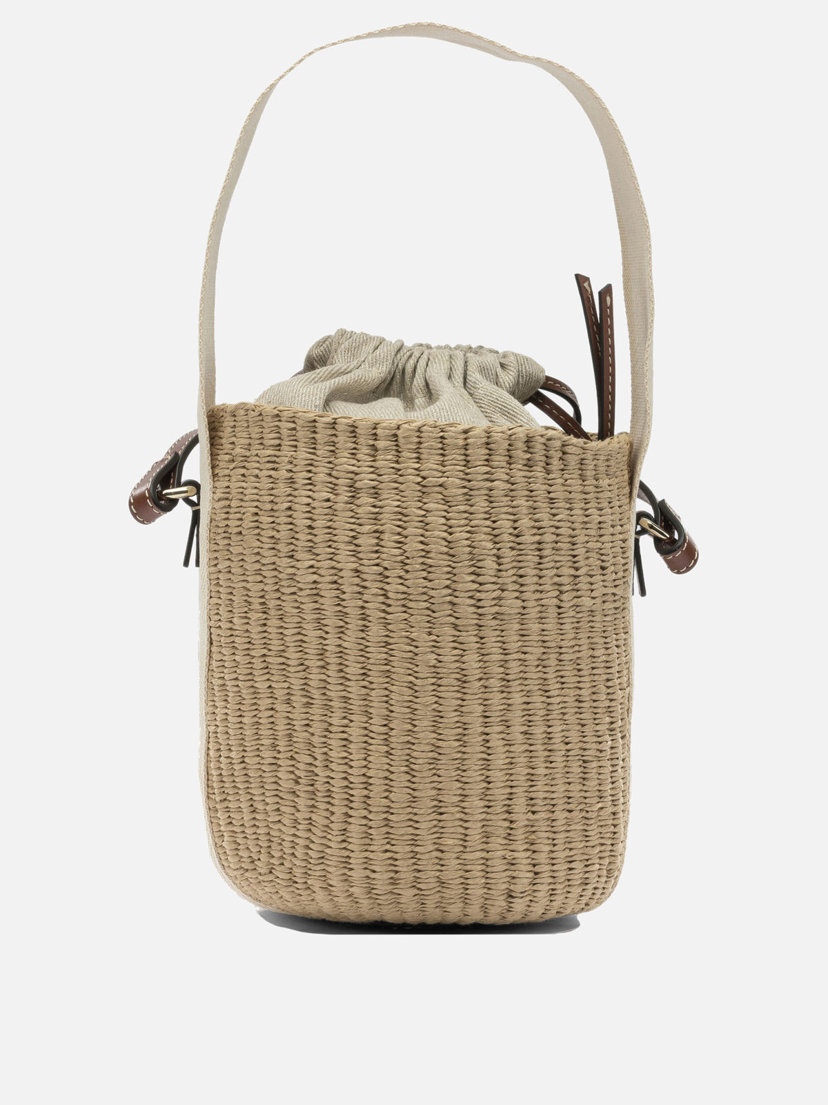 Chloé Small "Woody" shoulder bag White - VIETTI