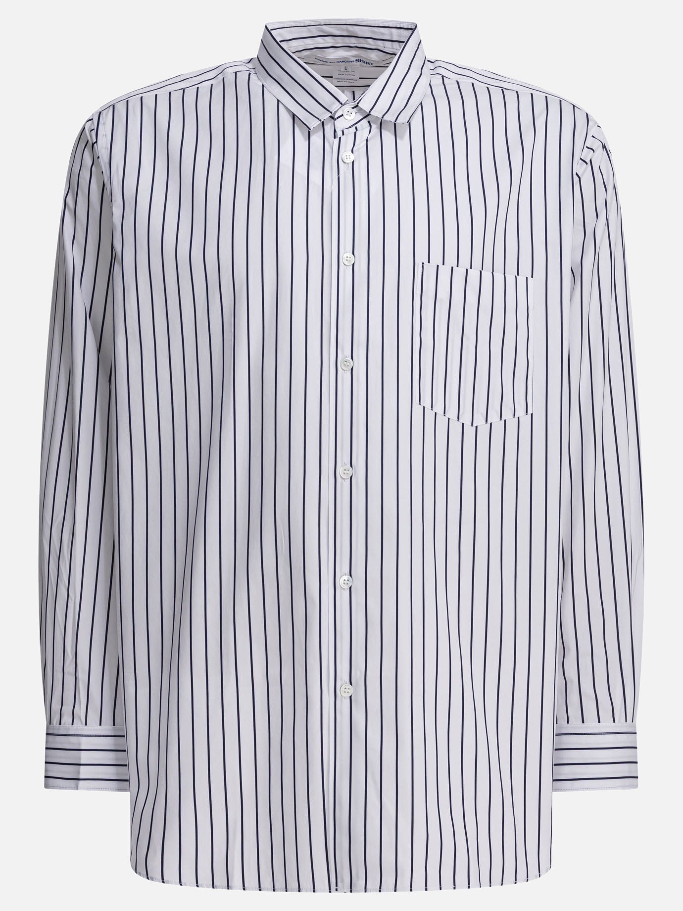Casual shirts Striped  White - Comme Des Garçons Forever Men | PDP | VIETTI Online Store | thumbnail