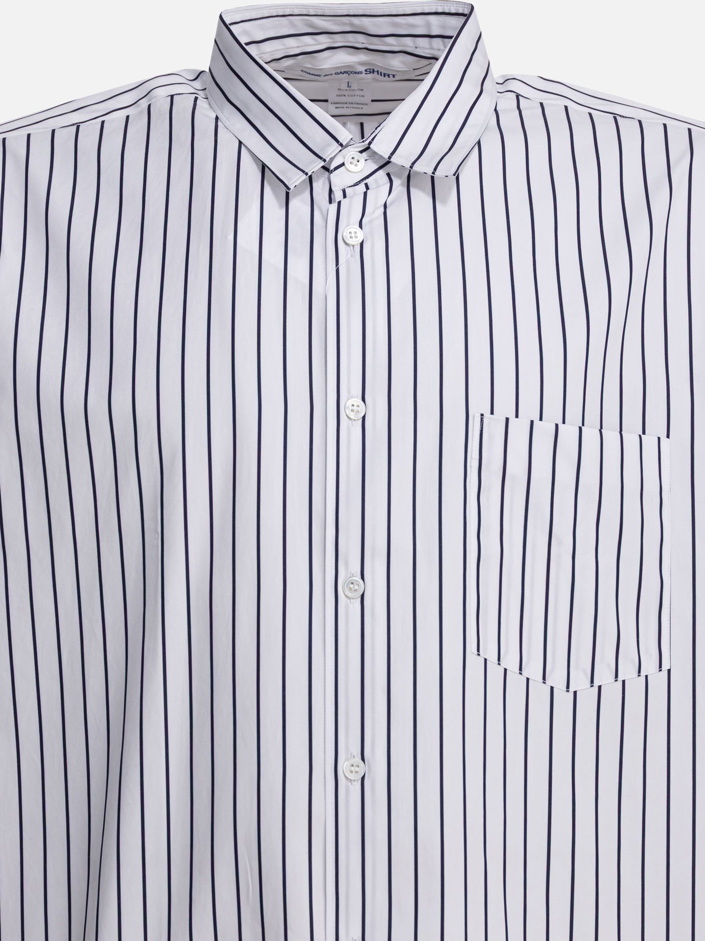 Casual shirts Striped  White - Comme Des Garçons Forever Men | PDP | VIETTI Online Store | Zoom-Modal_3
