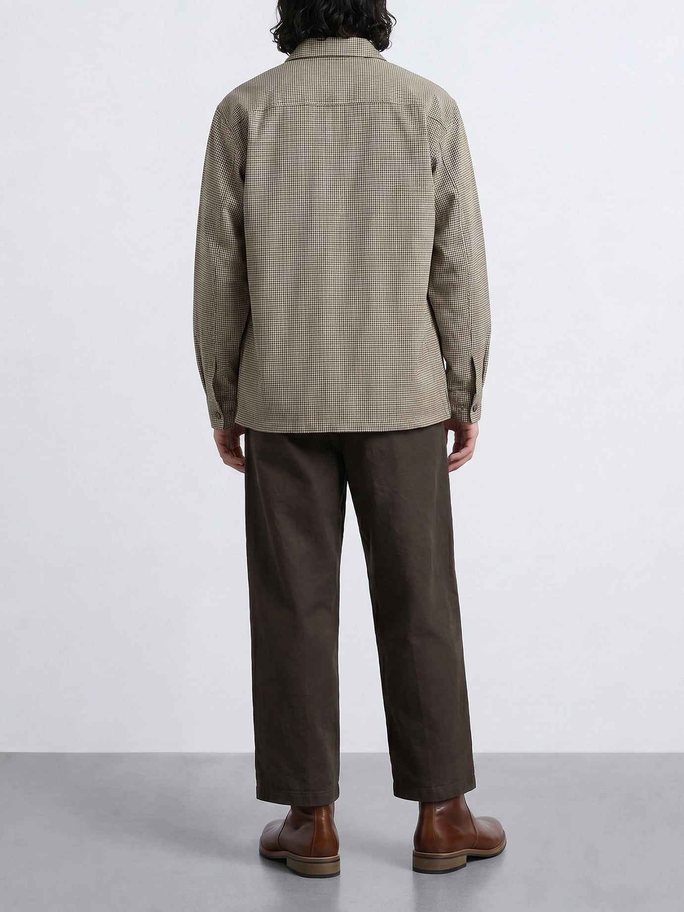 Overshirt jackets Check  Brown - Comme Des Garçons Homme Men | PDP | VIETTI Online Store | Zoom-Modal_3
