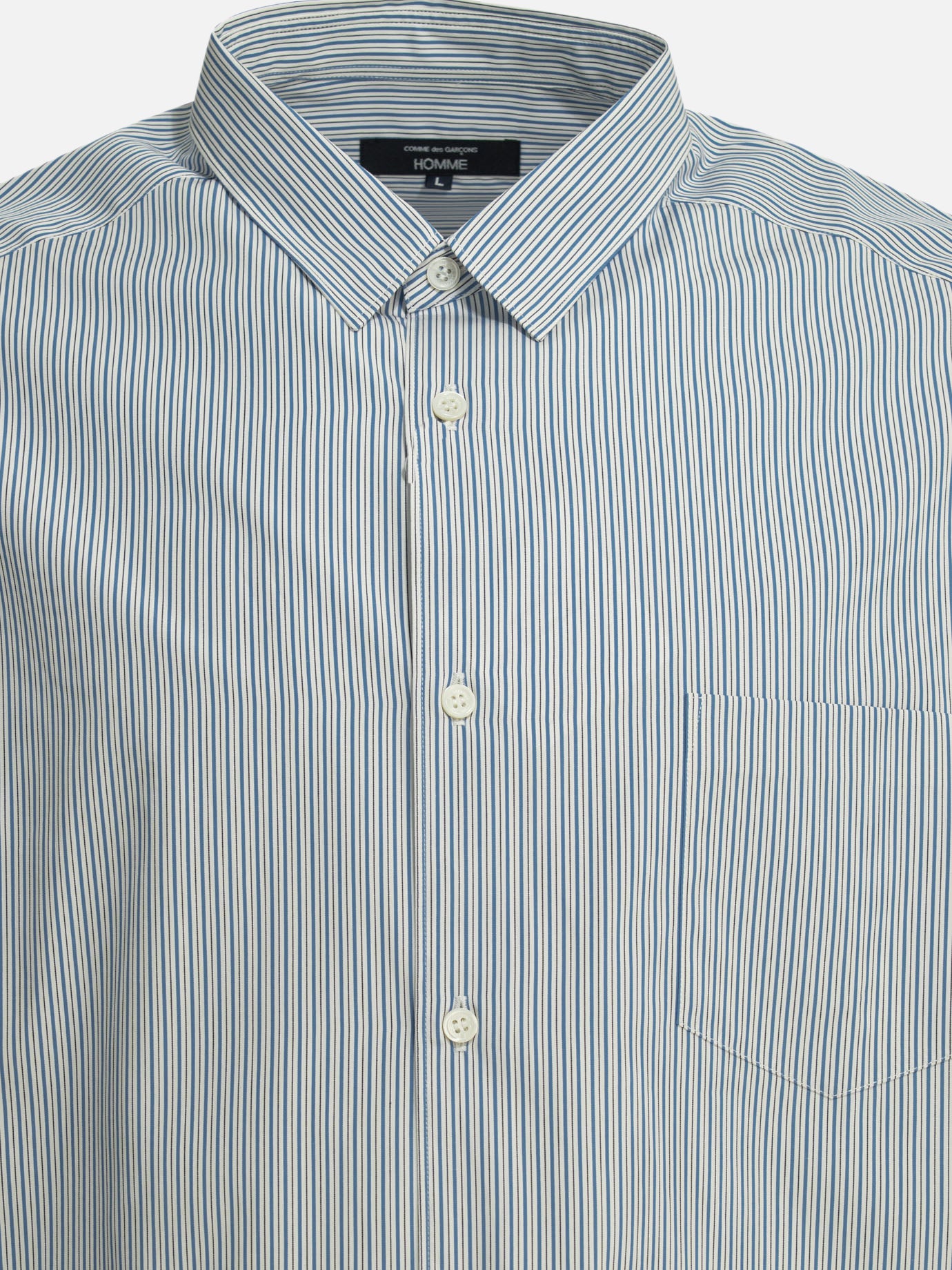 Casual shirts Striped  Light blue - Comme Des Garçons Homme Men | PDP | VIETTI Online Store | thumbnail_3