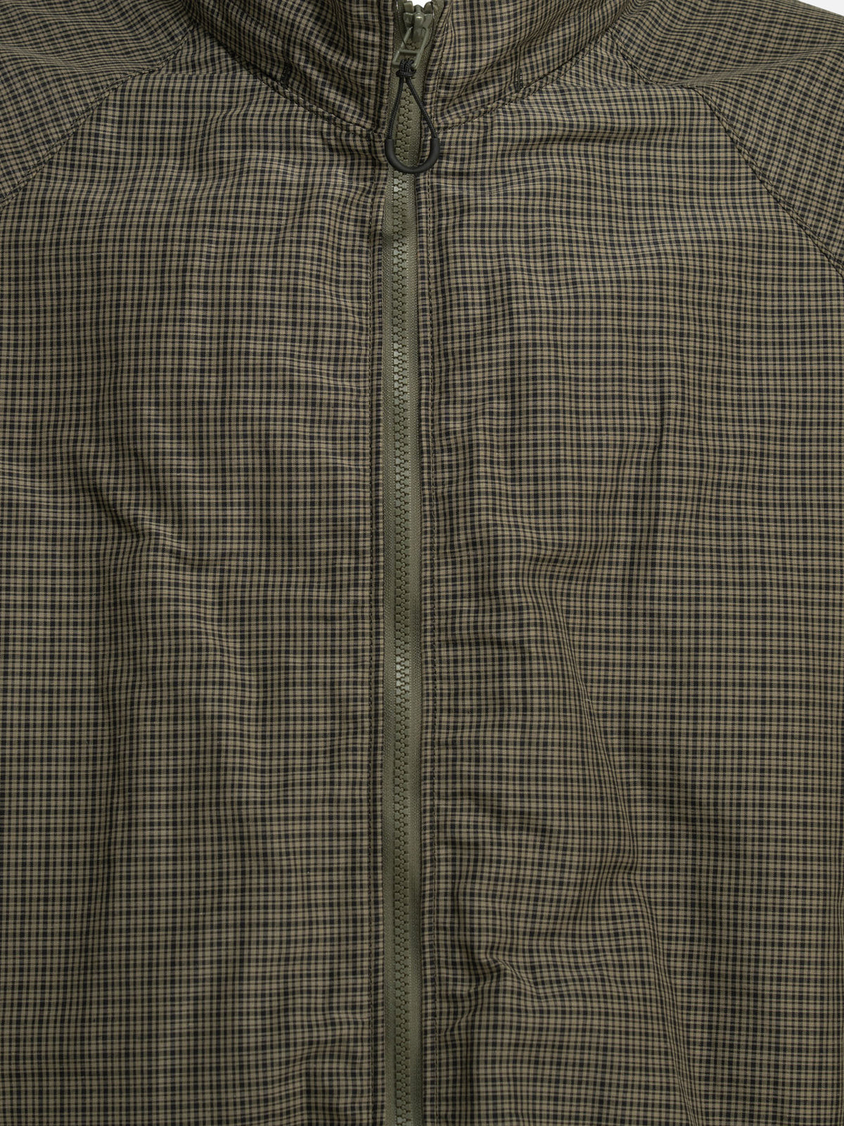 Comme Des Garçons Homme Lightweight plaid jacket Beige