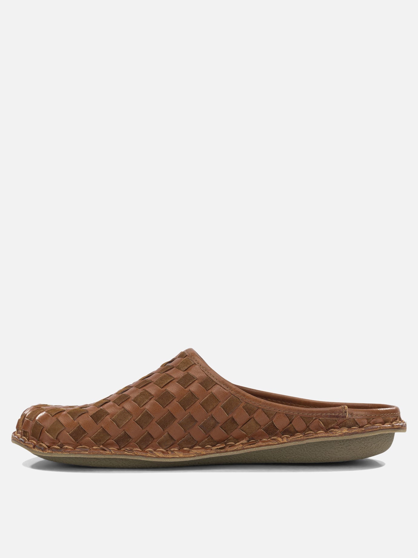 Flat sandals 100% cowhide - 100% rubber  Brown - Comme Des Garçons Homme Men | PDP | VIETTI Online Store | thumbnail_3