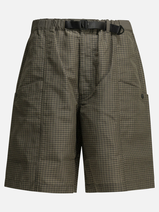 Cargo shorts Check  Brown - Comme Des Garçons Homme Men | PLP | VIETTI Online Store 
