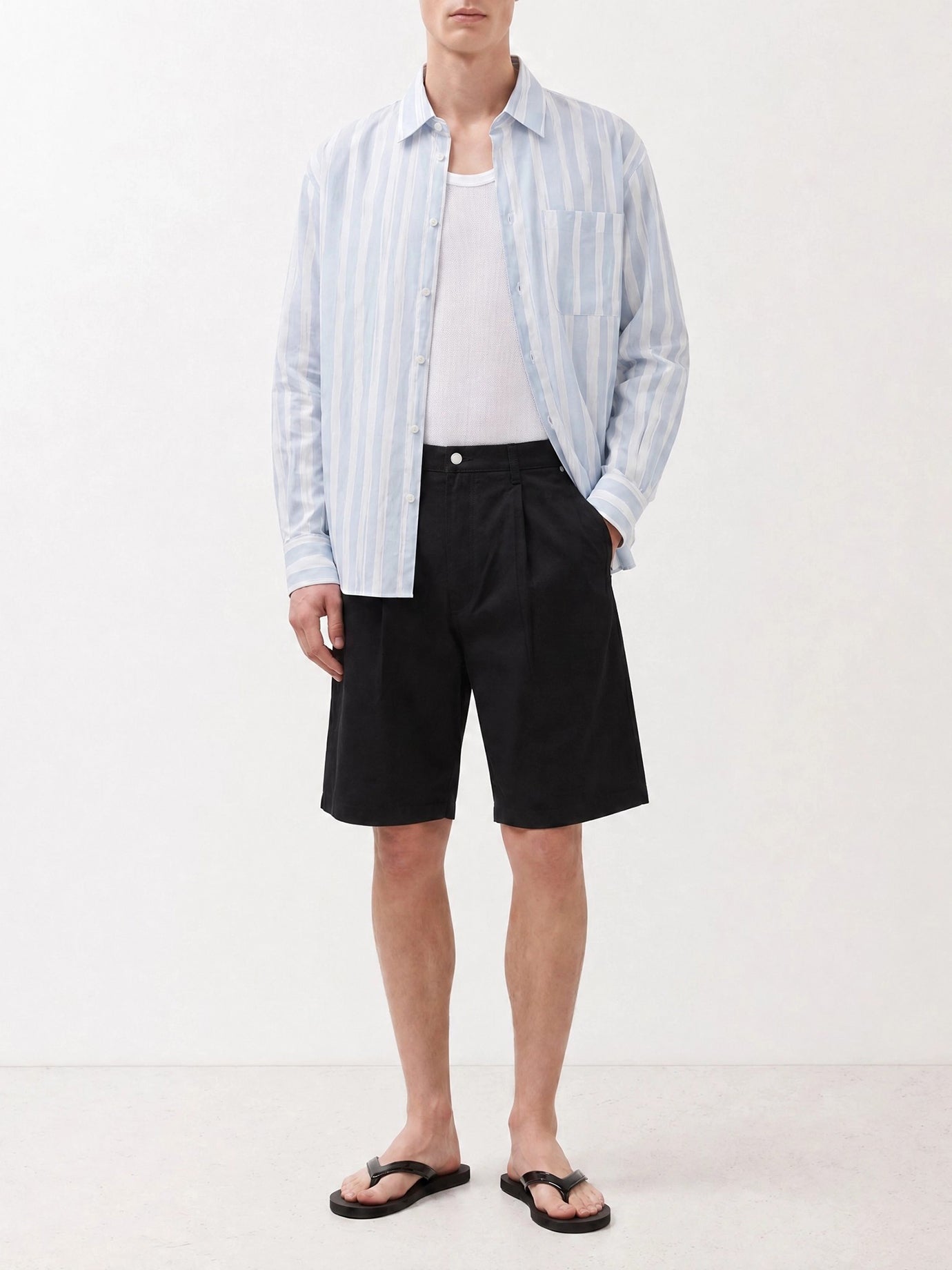 Formal shorts Solid colour  Black - Comme Des Garçons Homme Men | PDP | VIETTI Online Store | thumbnail_2