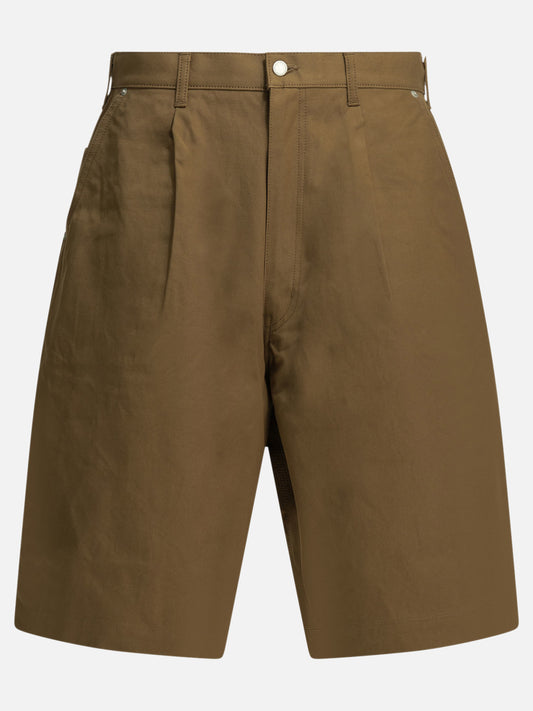 Formal shorts Solid colour  Brown - Comme Des Garçons Homme Men | PDP | VIETTI Online Store 
