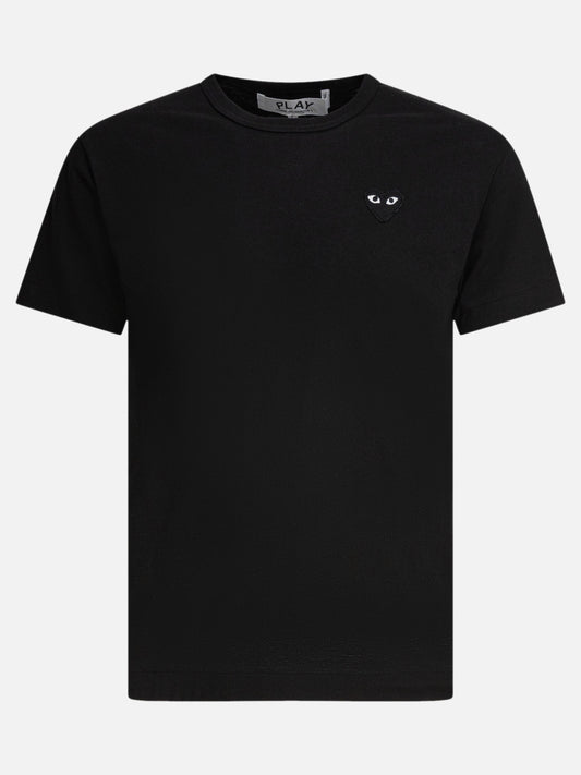 T-shirt girocollo Logo  Nero - Comme Des Garçons Play Uomo | PDP | VIETTI Online Store 
