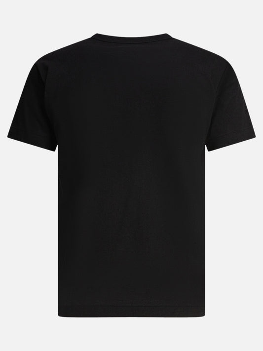 T-shirt girocollo Logo  Nero - Comme Des Garçons Play Uomo | PDP | VIETTI Online Store | 2
