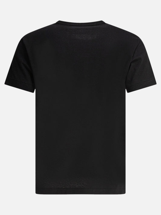 T-shirt girocollo Logo  Nero - Comme Des Garçons Play Uomo | PDP | VIETTI Online Store | 2
