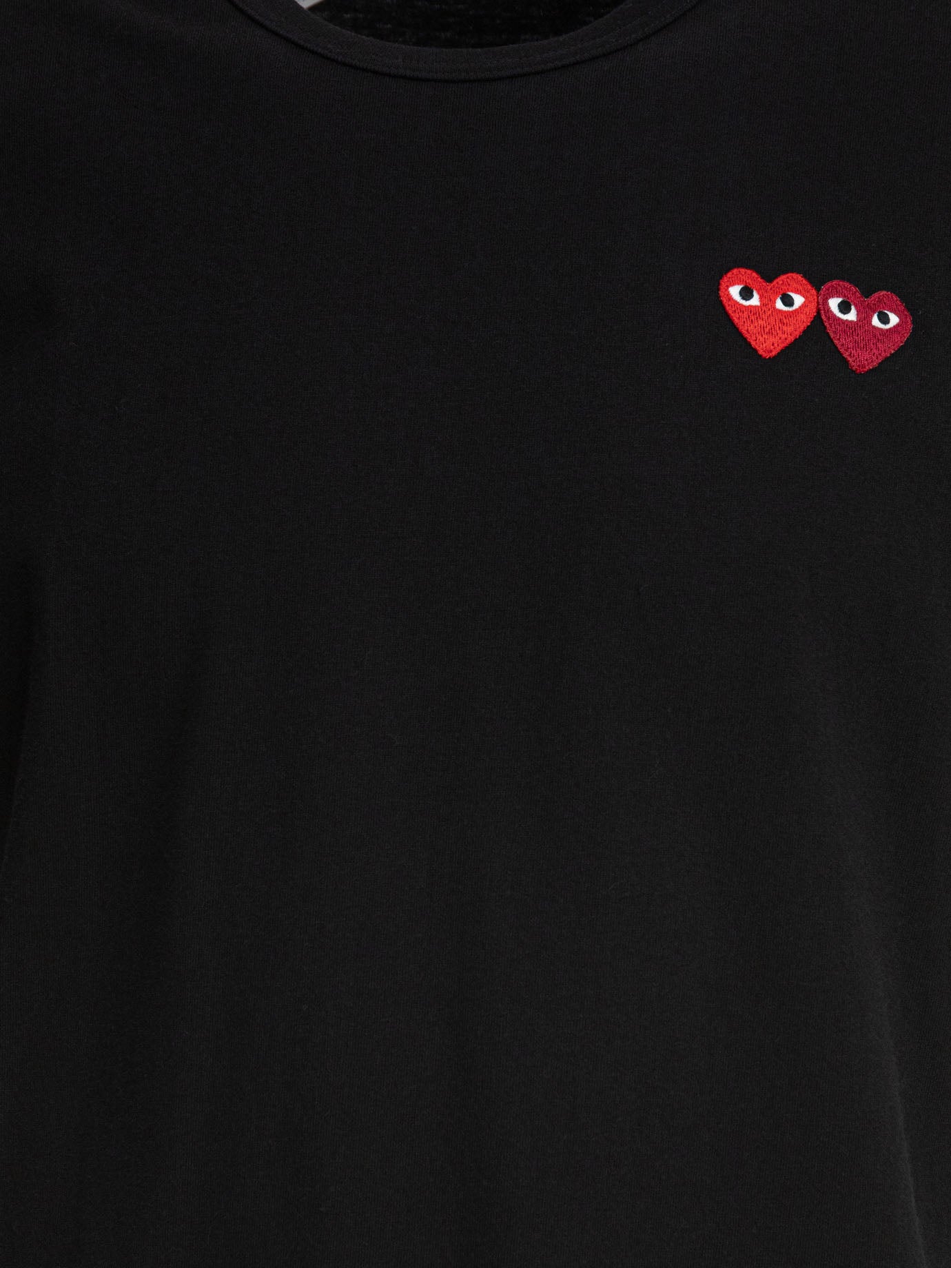 Crewneck t-shirts Logo  Black - Comme Des Garçons Play Men | PDP | VIETTI Online Store | Zoom-Modal_3
