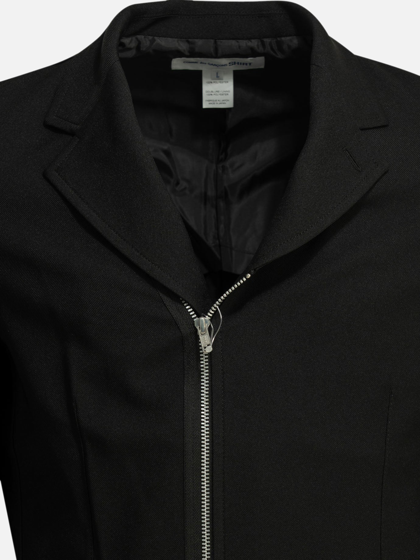 Blazer Solid colour  Nero - Comme Des Garçons Shirt Uomo | PDP | VIETTI Online Store | thumbnail_3