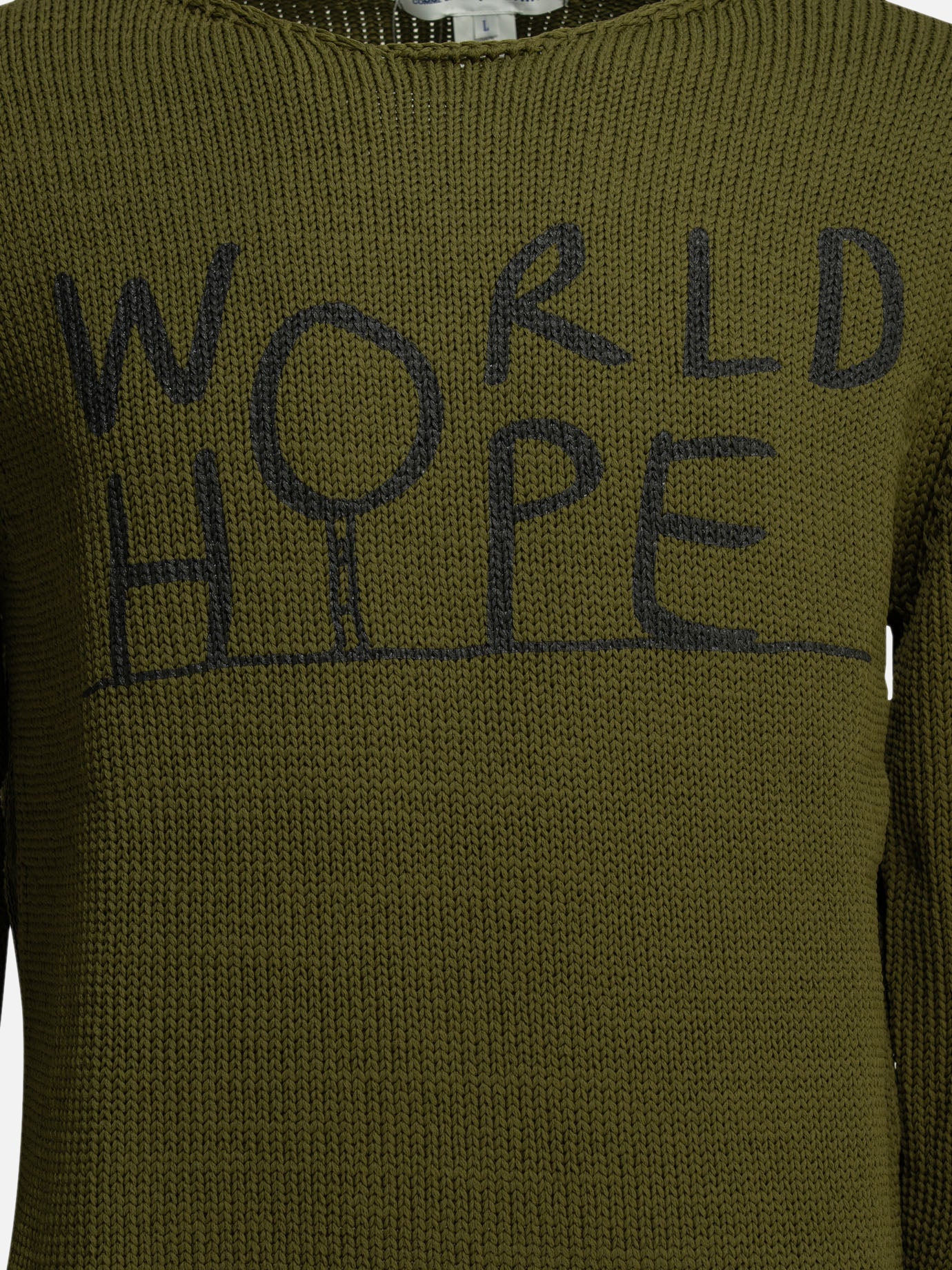 Crewneck sweaters Logo  Green - Comme Des Garçons Shirt Men | PDP | VIETTI Online Store | Zoom-Modal_3
