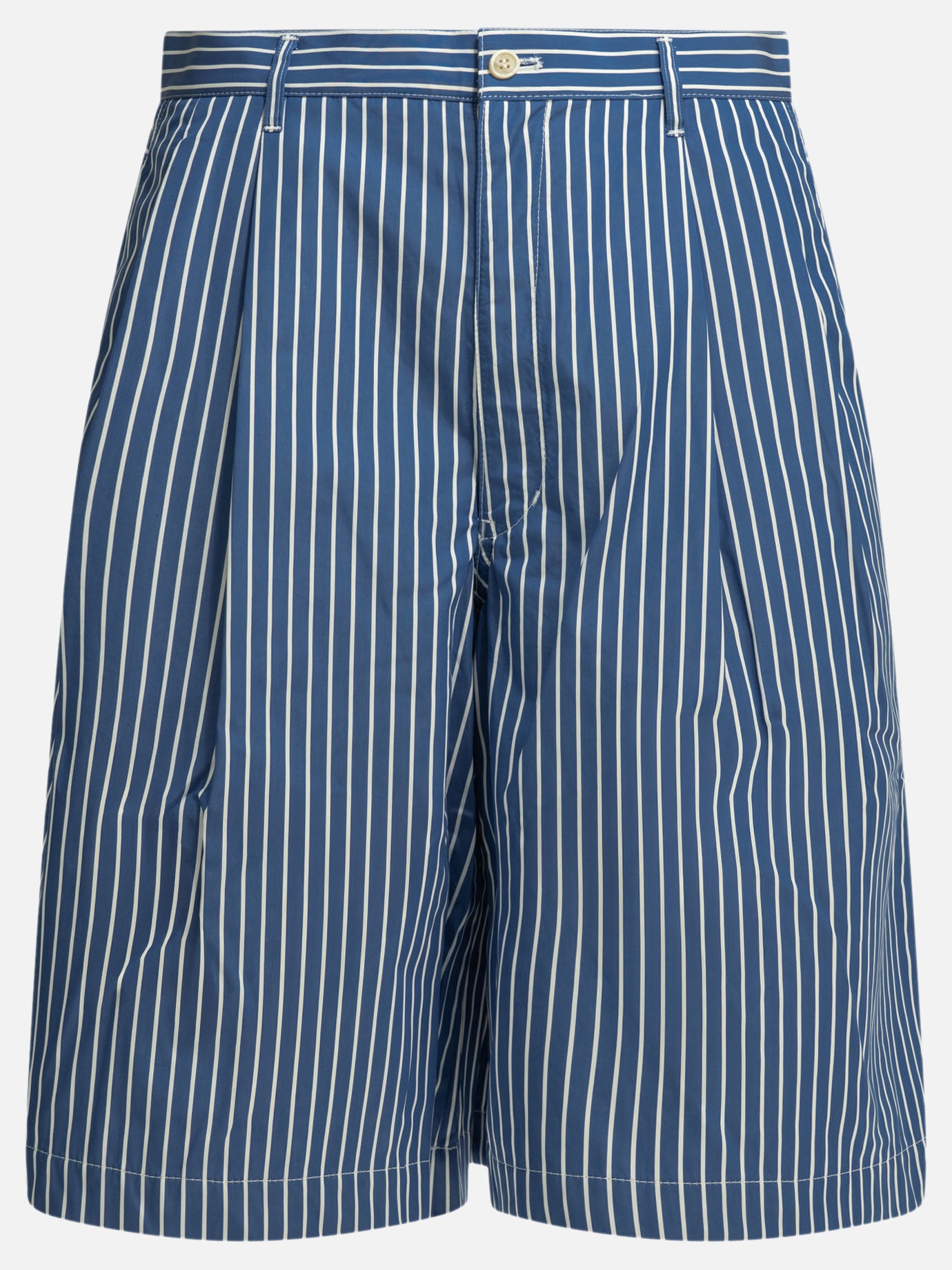 Short formali Striped  Blu - Comme Des Garçons Shirt Uomo | PDP | VIETTI Online Store | thumbnail
