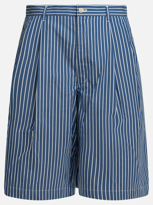 Formal shorts Striped  Blue - Comme Des Garçons Shirt Men | PLP | VIETTI Online Store 
