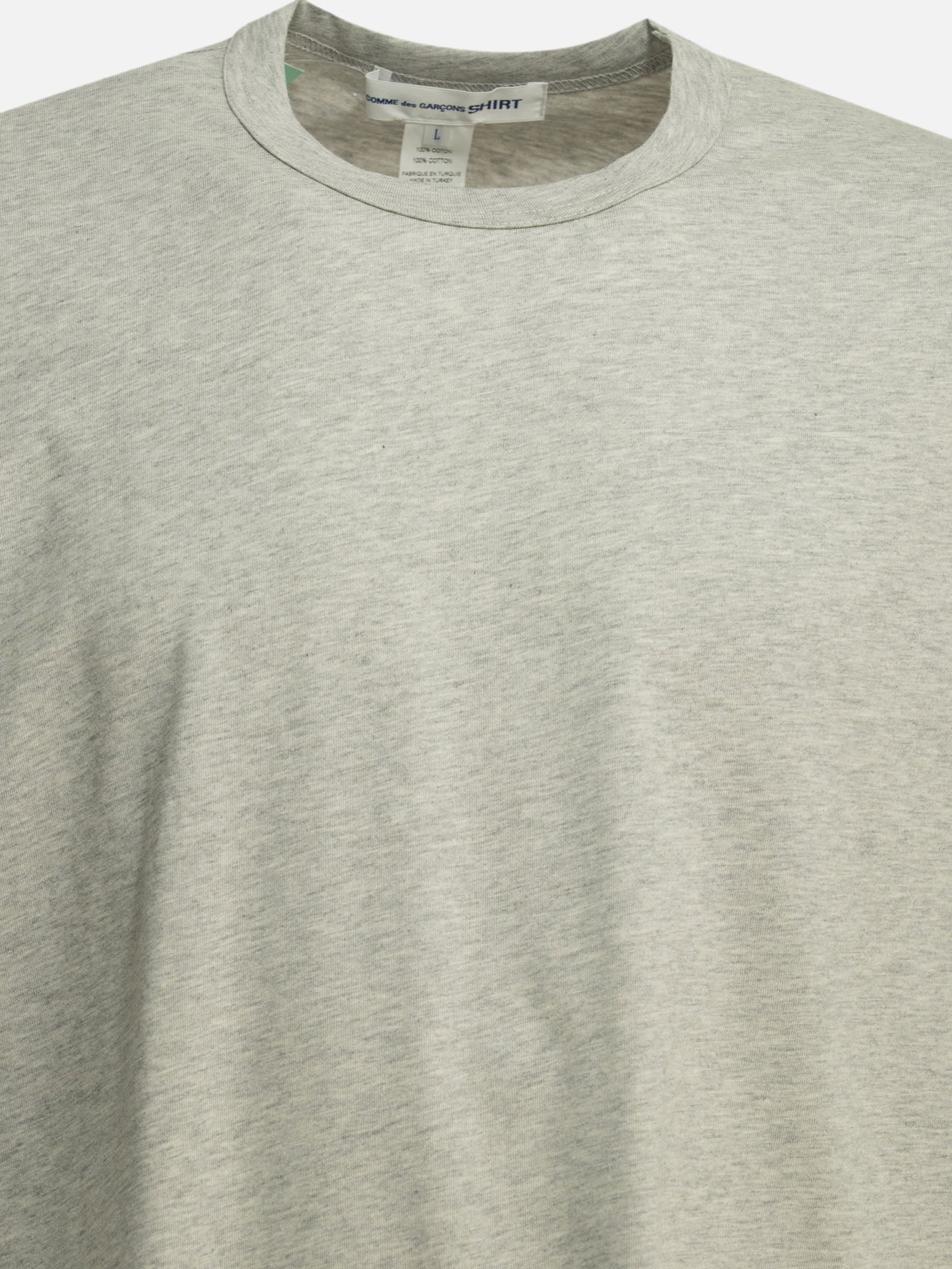 Crewneck t-shirts Logo  Grey - Comme Des Garçons Shirt Men | PDP | VIETTI Online Store | Zoom-Modal_3
