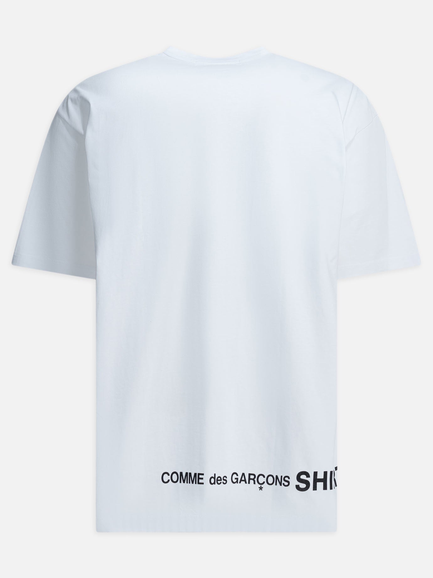 Crewneck t-shirts Logo  White - Comme Des Garçons Shirt Men | PDP | VIETTI Online Store | thumbnail_2