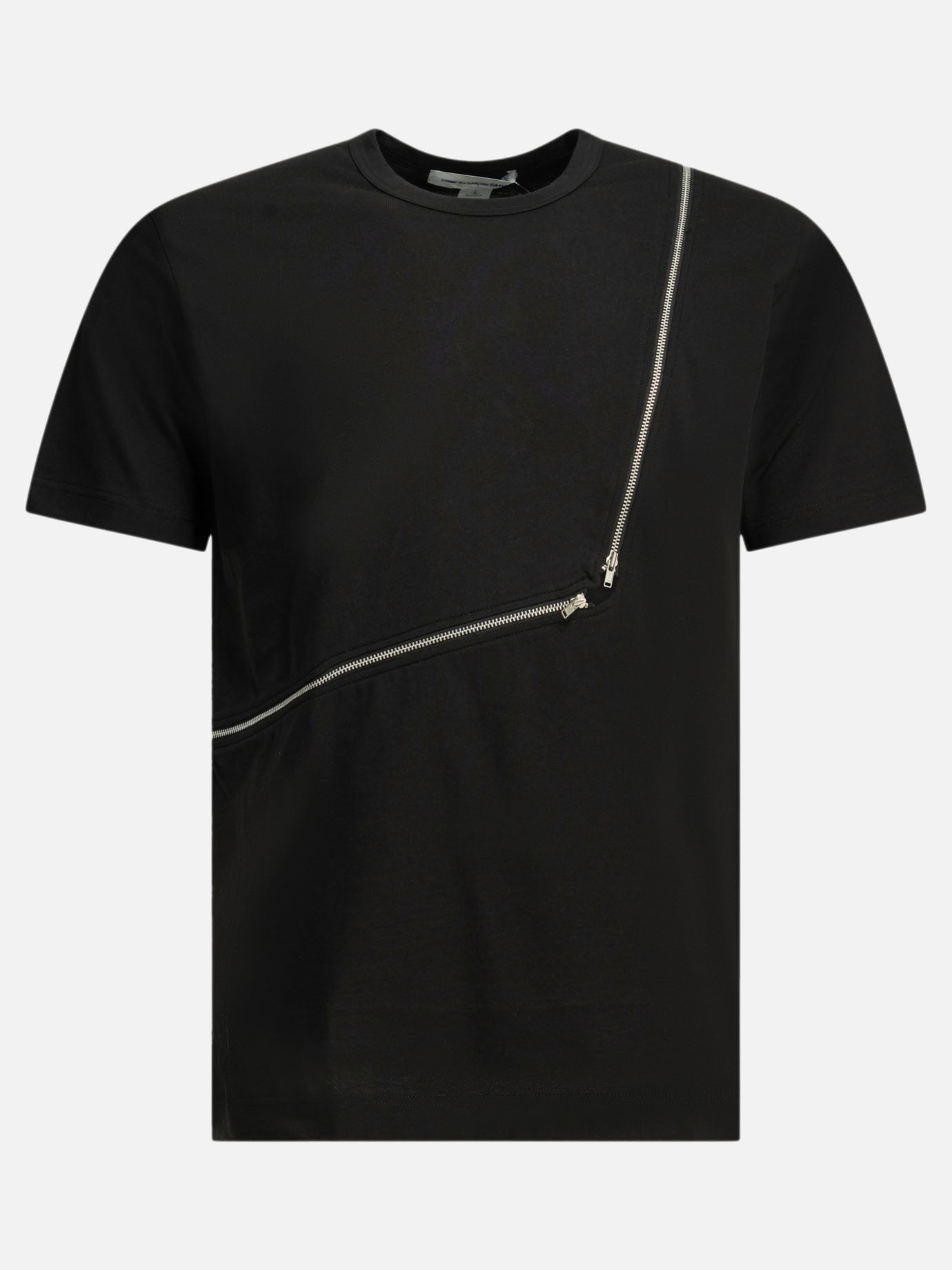 Crewneck t-shirts Solid colour  Black - Comme Des Garçons Shirt Men | PDP | VIETTI Online Store | Zoom-Modal
